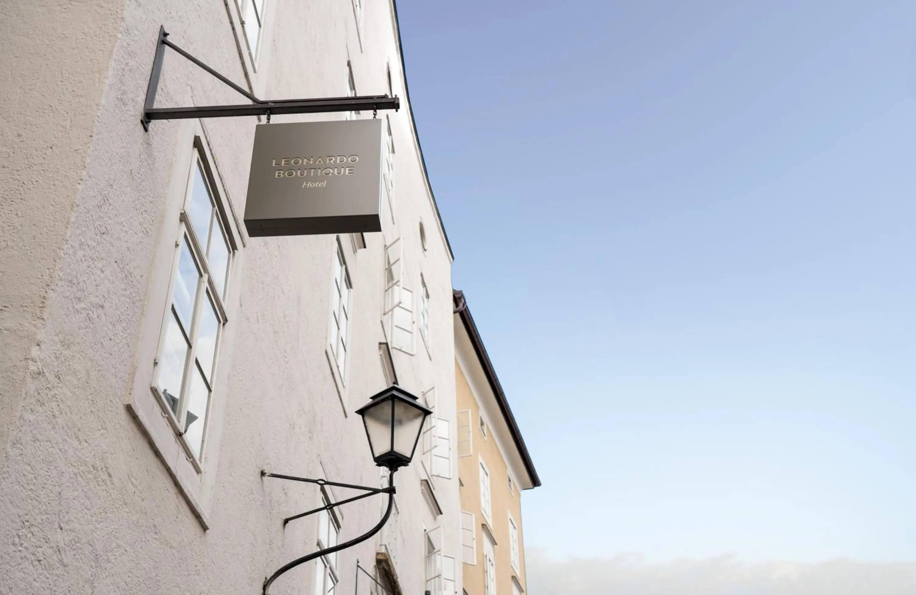Property building in Leonardo Boutique Hotel Salzburg Gablerbräu