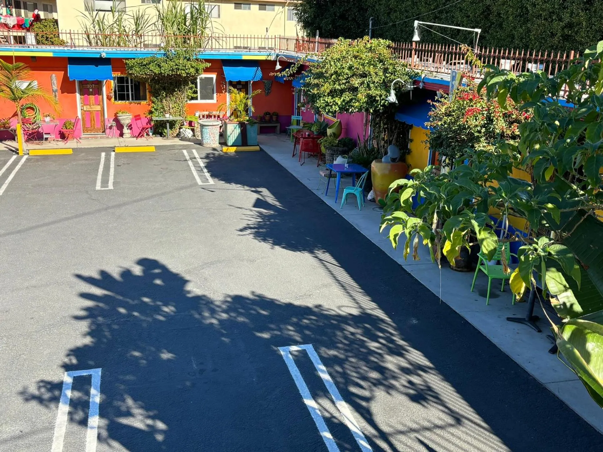 Parking in Villa Brasil Motel