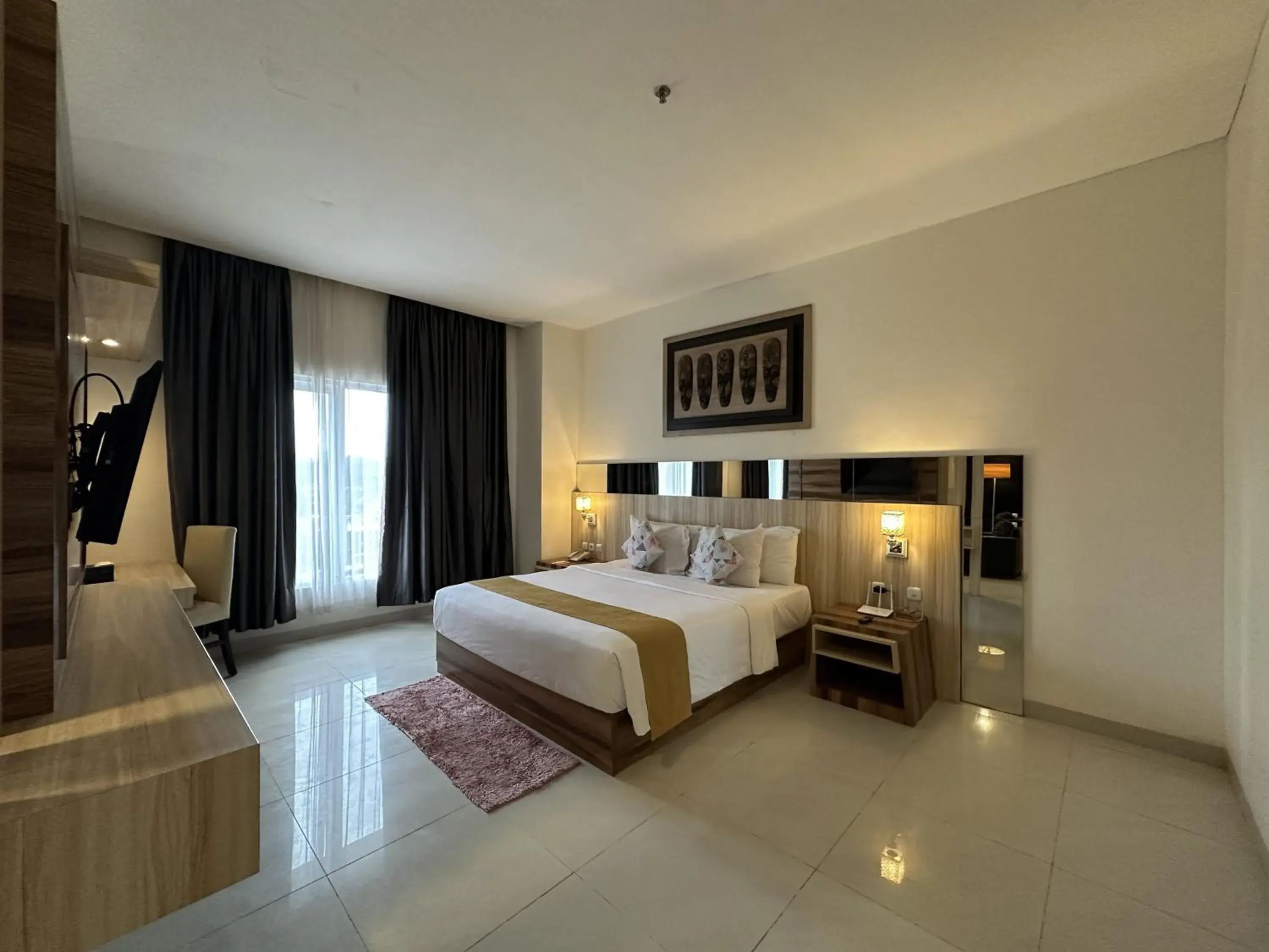 Bed in Vega Prime Hotel & Convention Bed in Vega Prime Hotel & Convention