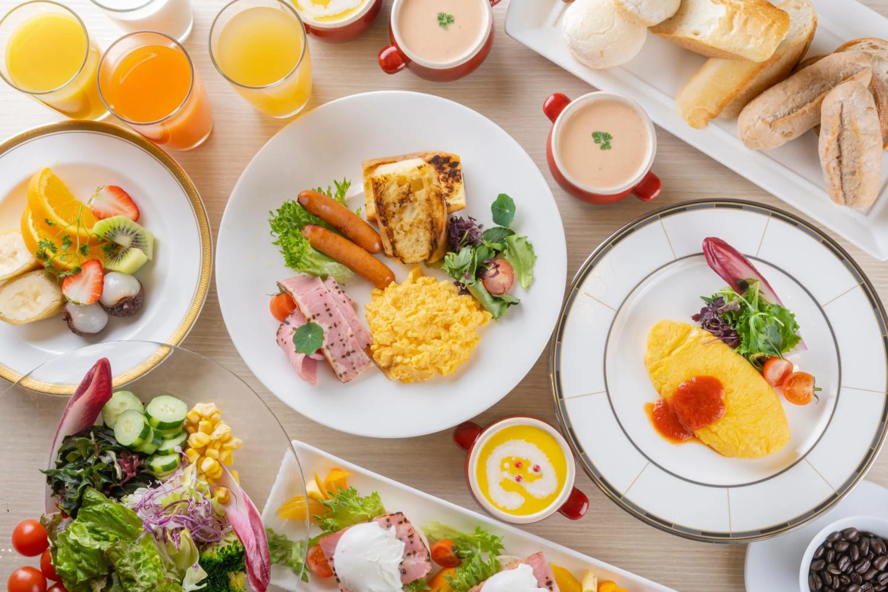 Breakfast in CHAHARU Hanare Dogo Yumekura