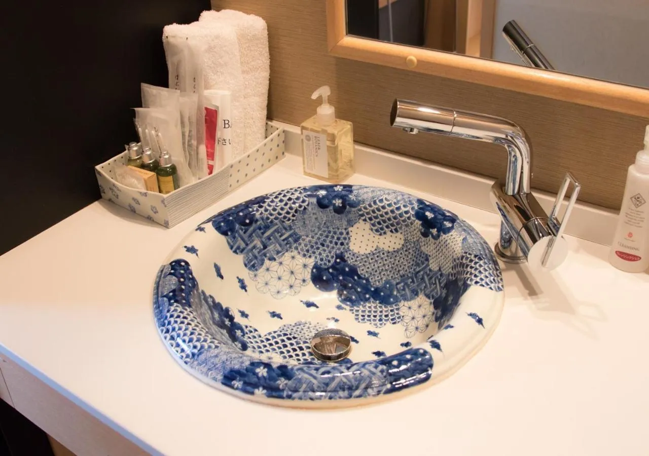 Bathroom in CHAHARU Hanare Dogo Yumekura