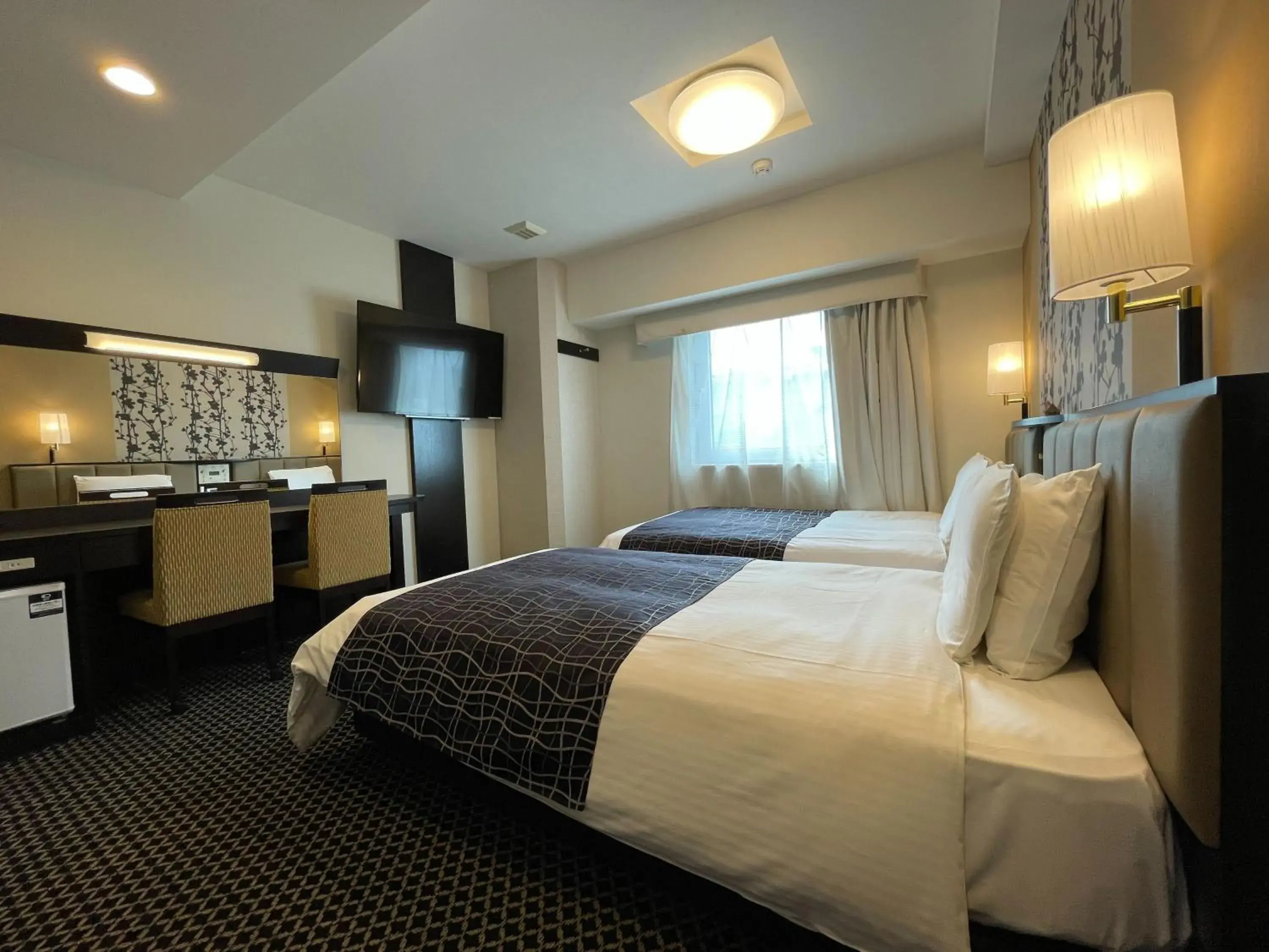 Bed in APA Hotel Nagoya Sakae Kita Bed in APA Hotel Nagoya Sakae Kita