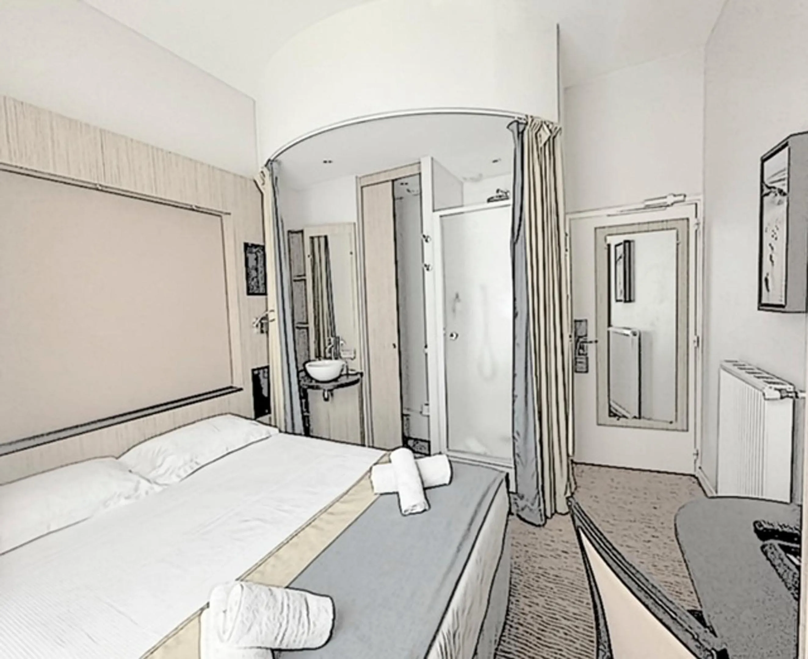 Shower in Castel Victoria