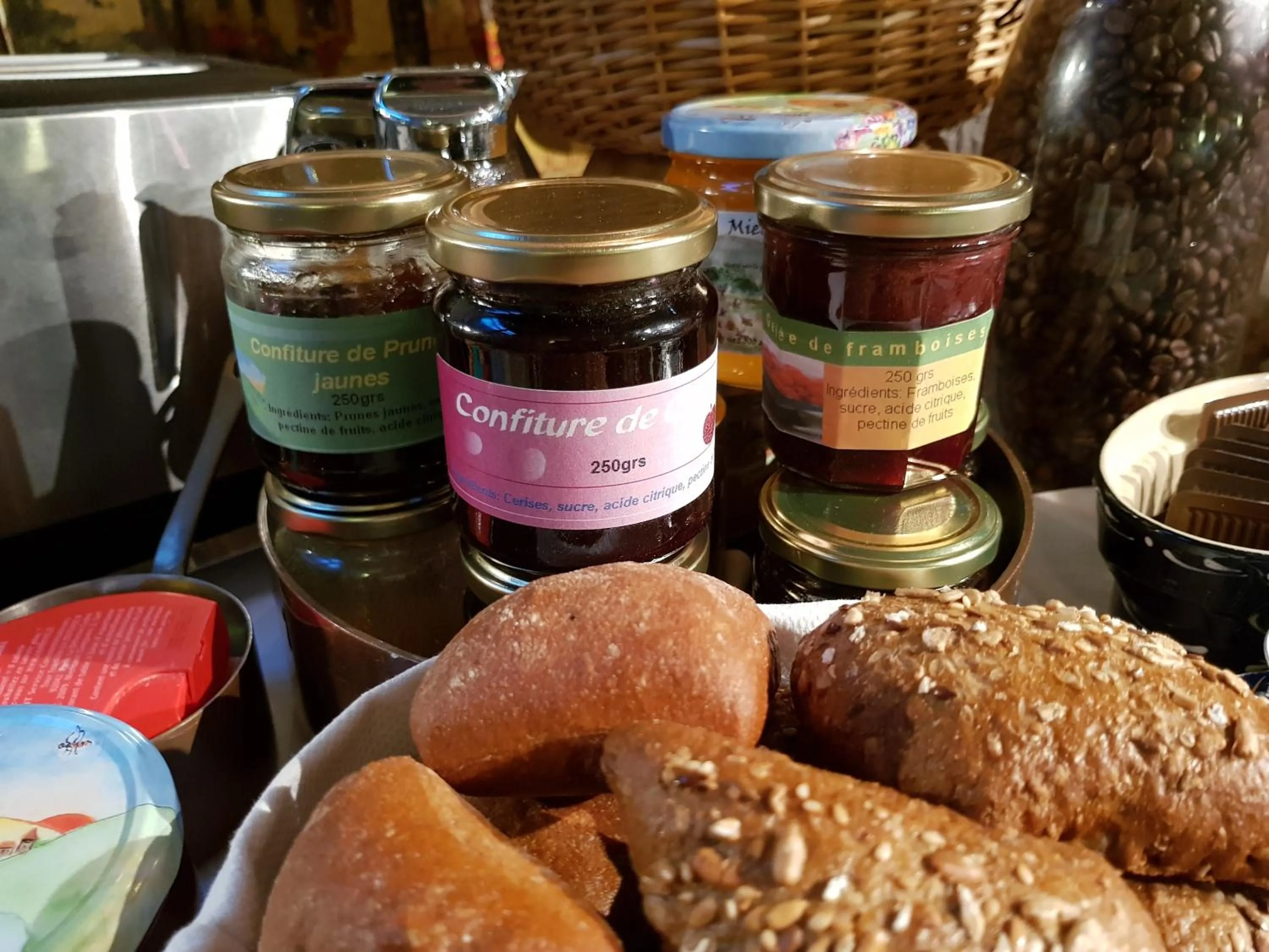 Continental breakfast in La Bonne Franquette