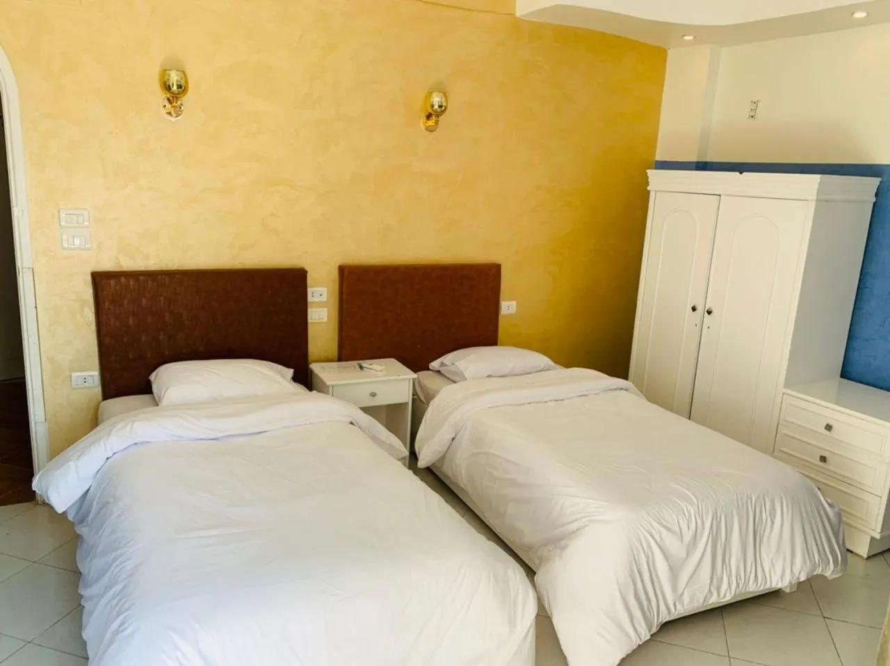 Bed in Nile Valley Hotel