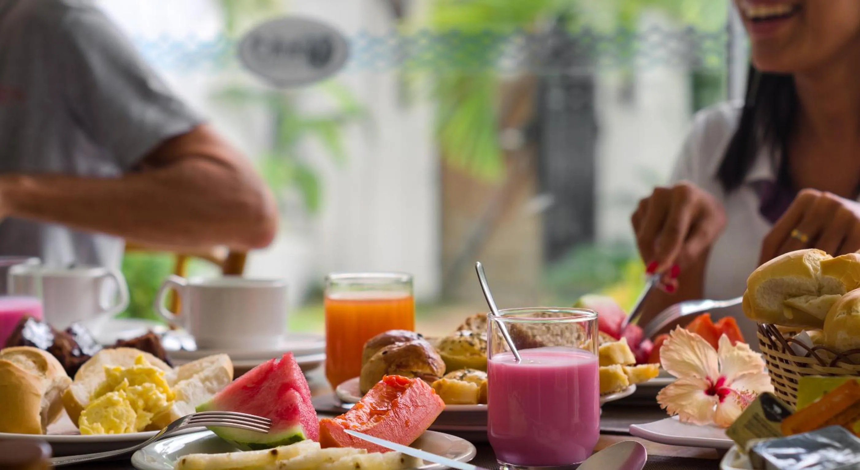 Buffet breakfast in Pousada Bahia 10