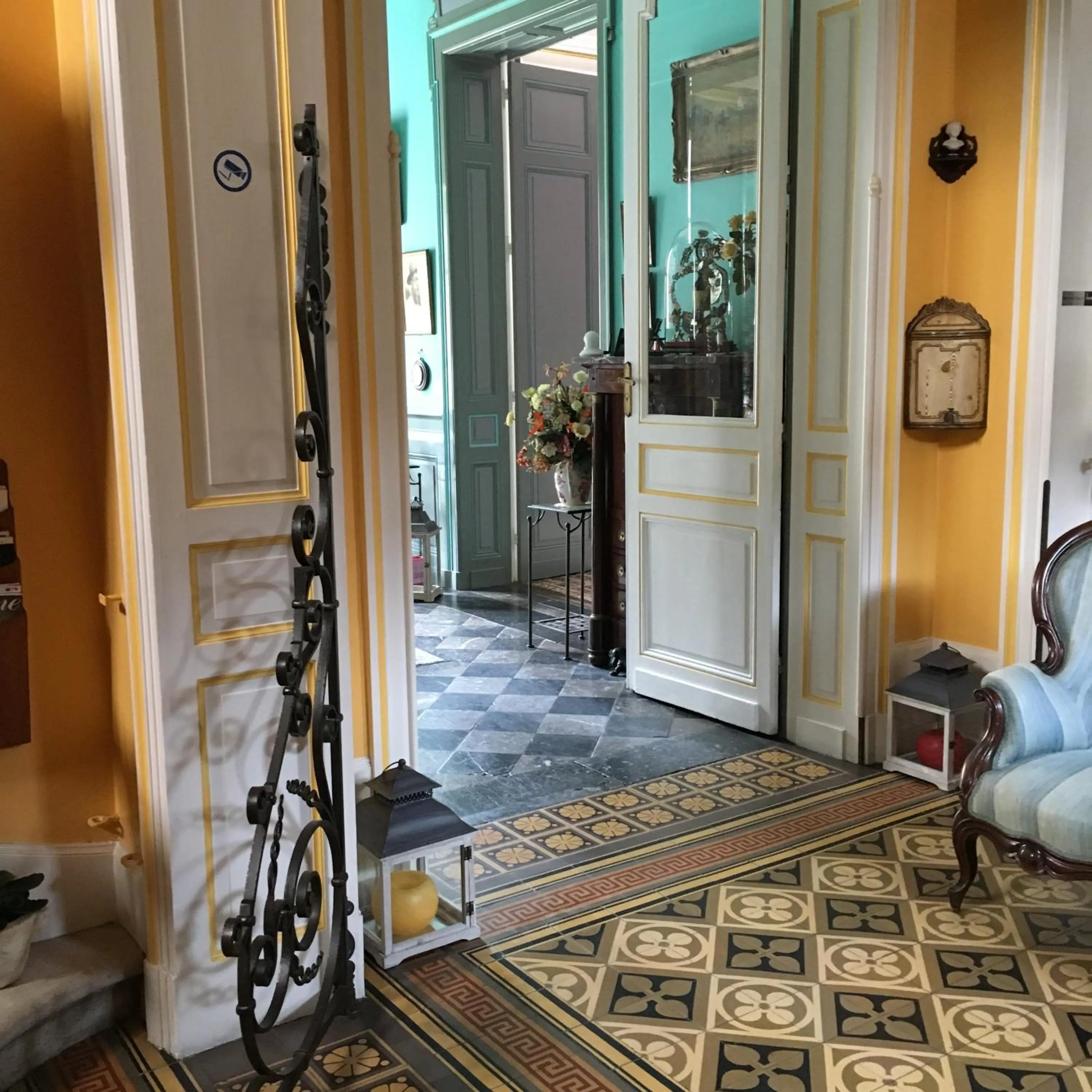 Decorative detail in Hôtel Château des Jacobins