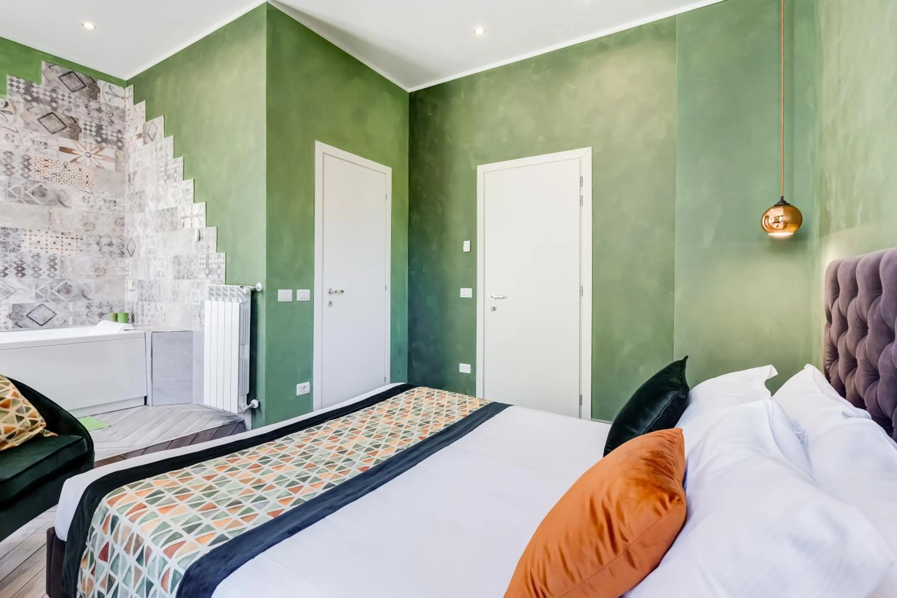 Bed in Ripetta Natural Suites