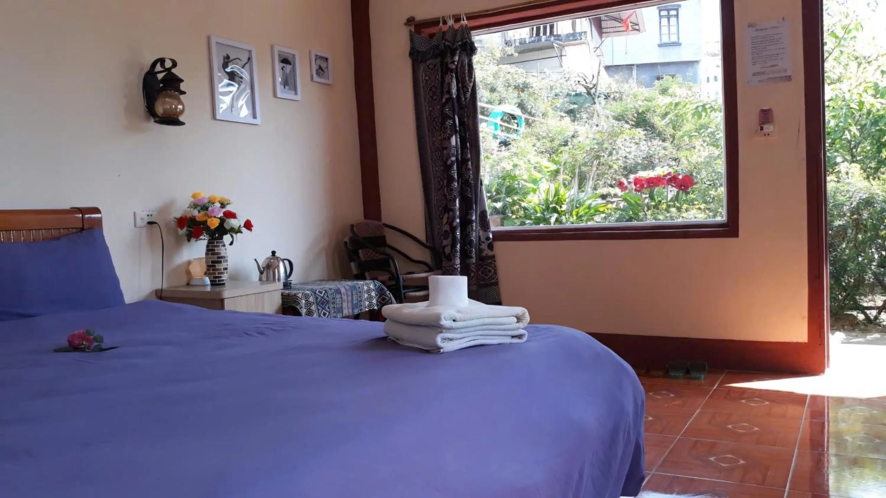 Bed in Sapa Tatu Homestay