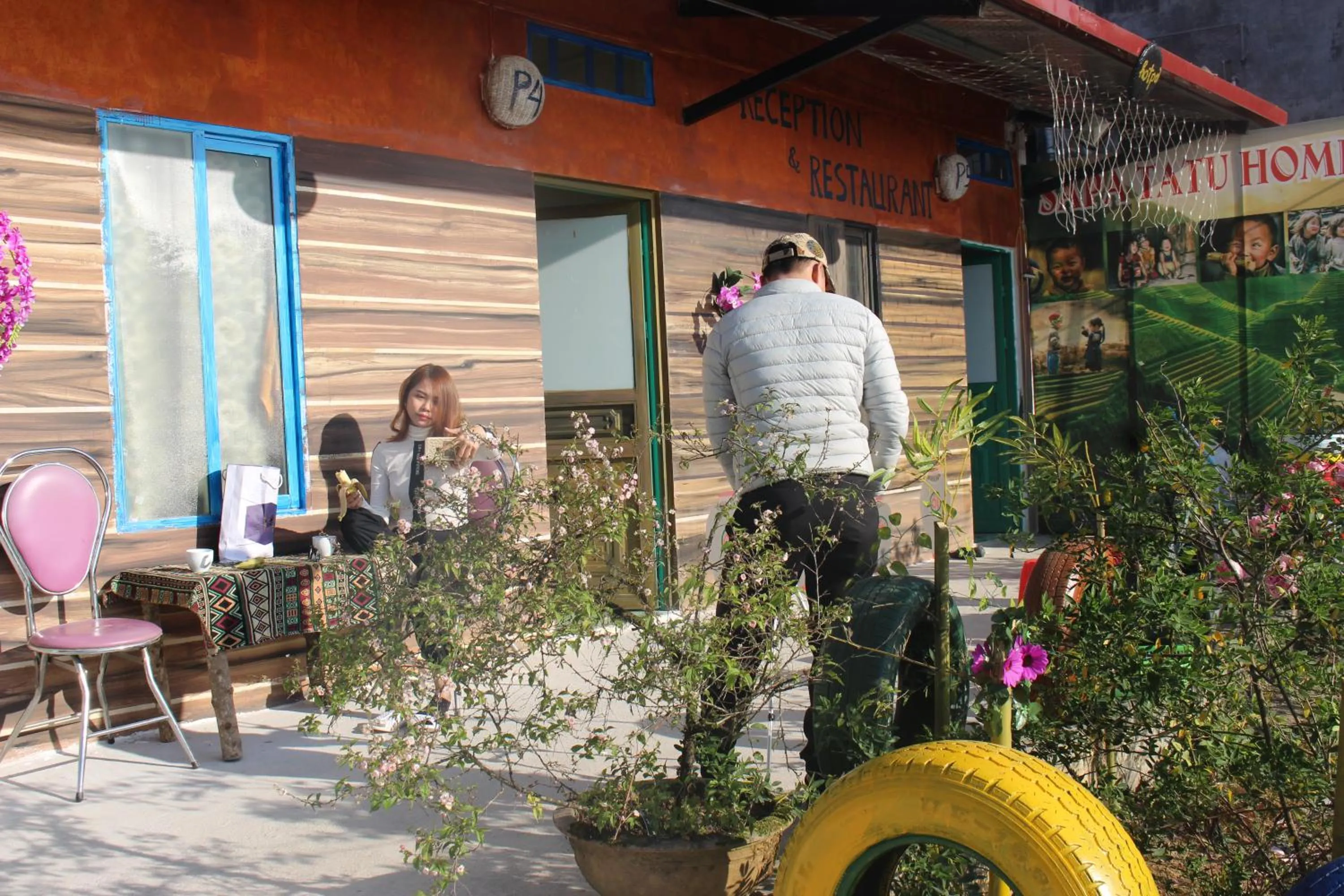 Balcony/Terrace in Sapa Tatu Homestay