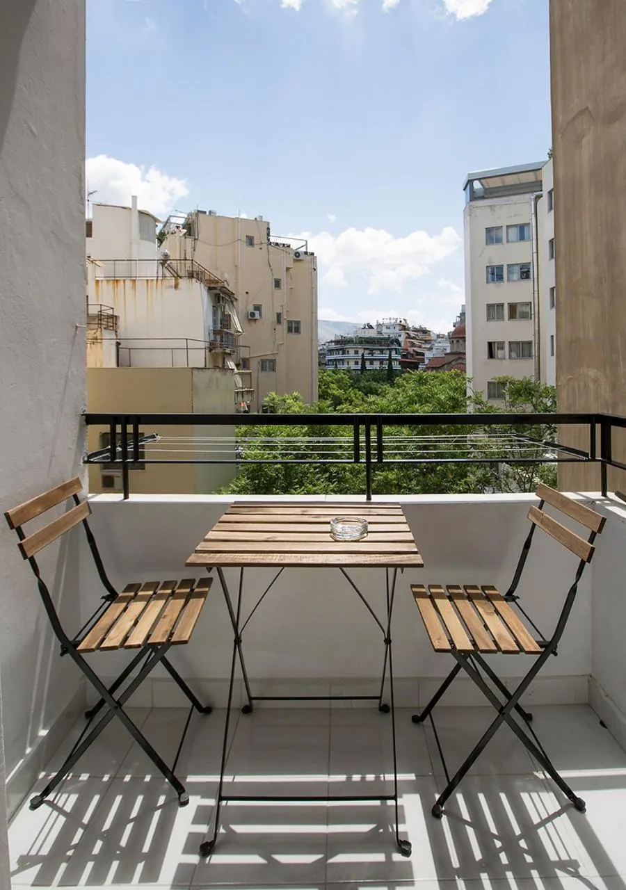 Balcony/Terrace in Attractive Flat near the Acropolis Museum & Metro Station by Athenian Homes