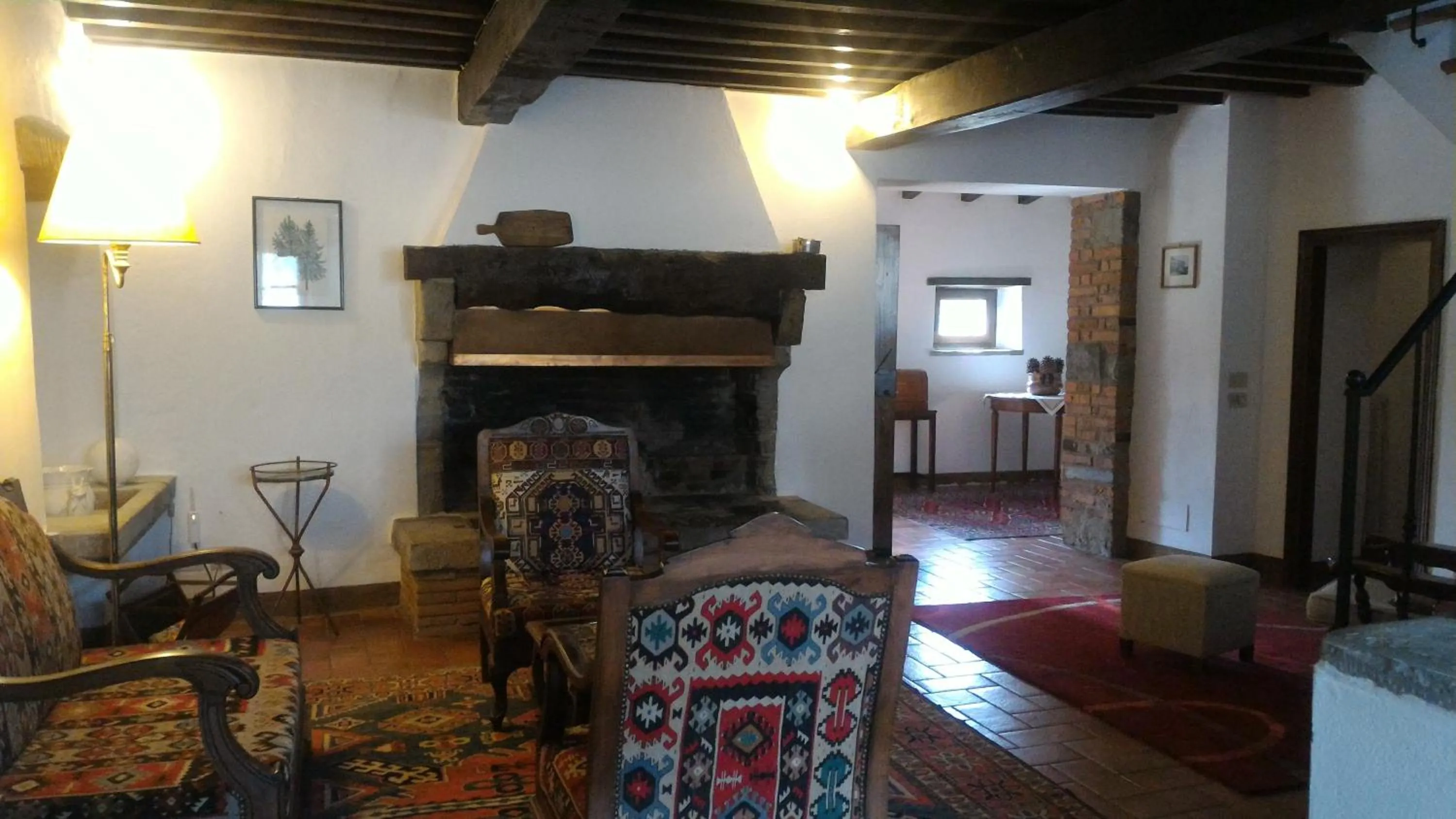 Living room in Villa La Nussa