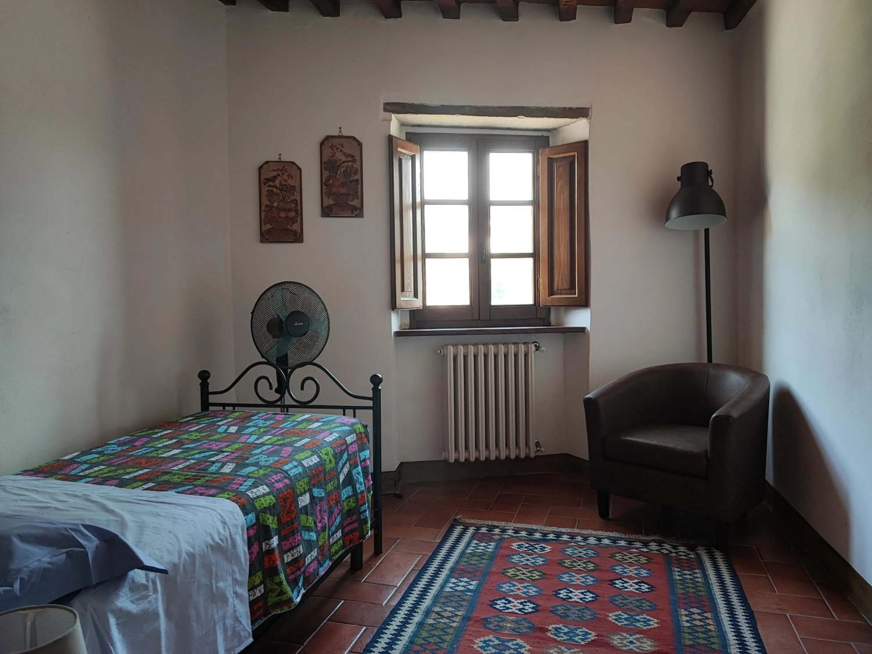 View (from property/room), Bed in Villa La Nussa