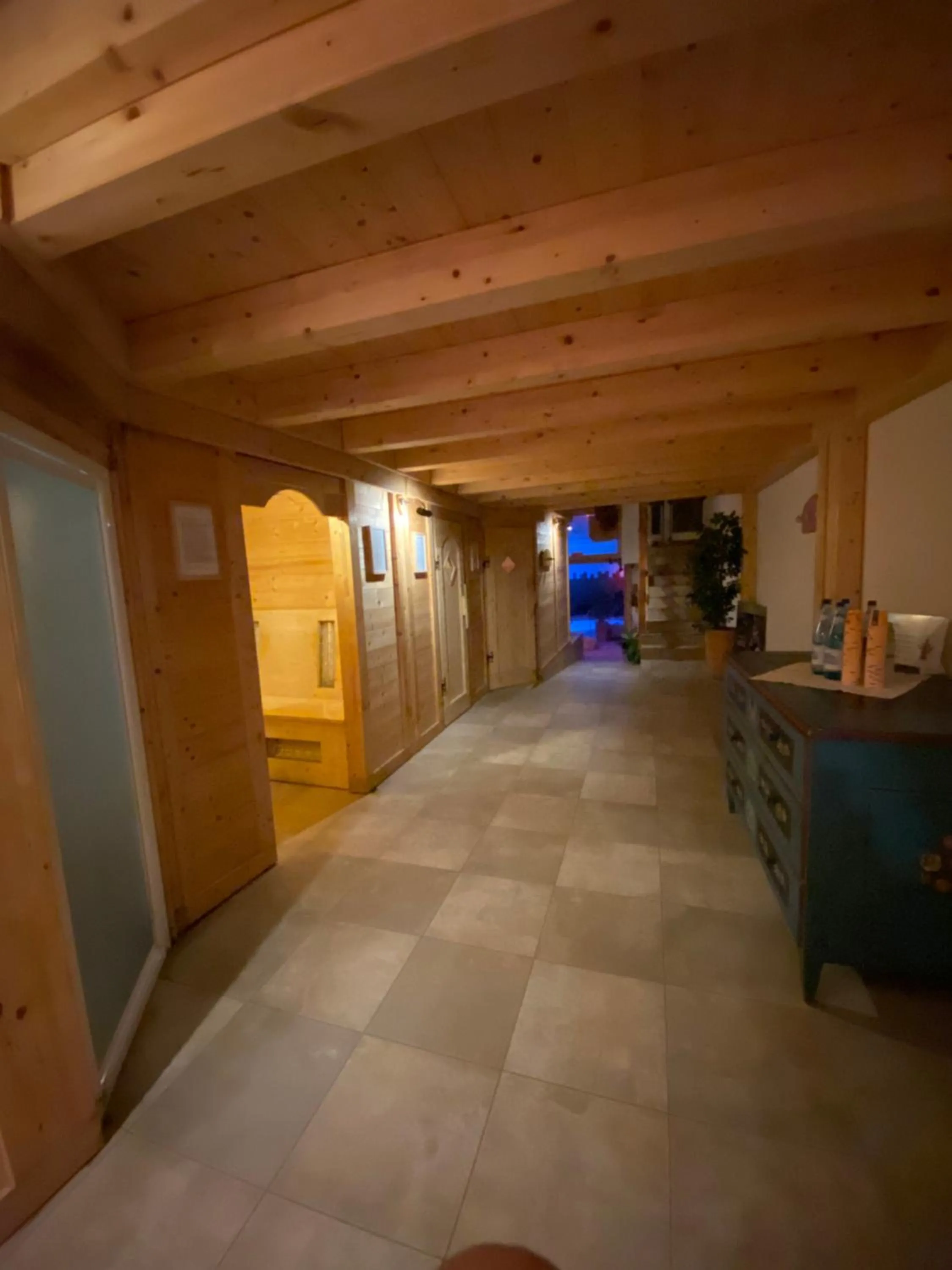 Sauna in Folgaria Post Hotel