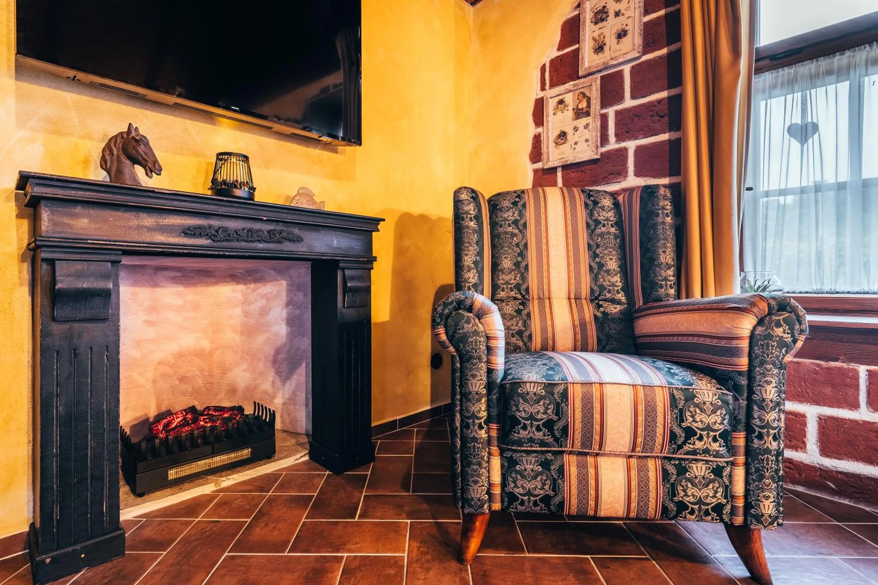 Seating area in Pension Fialka