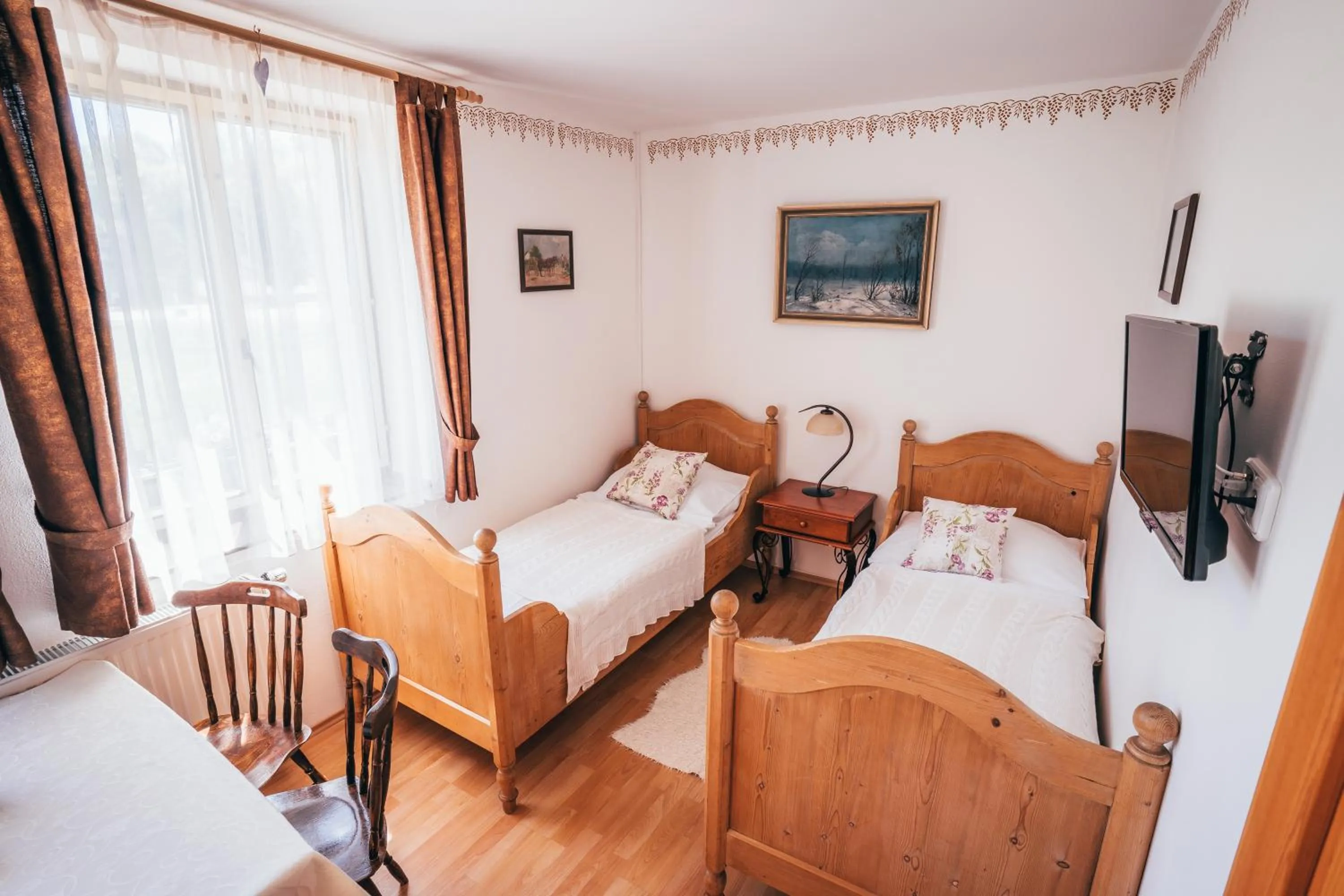 Bedroom, Bed in Pension Fialka