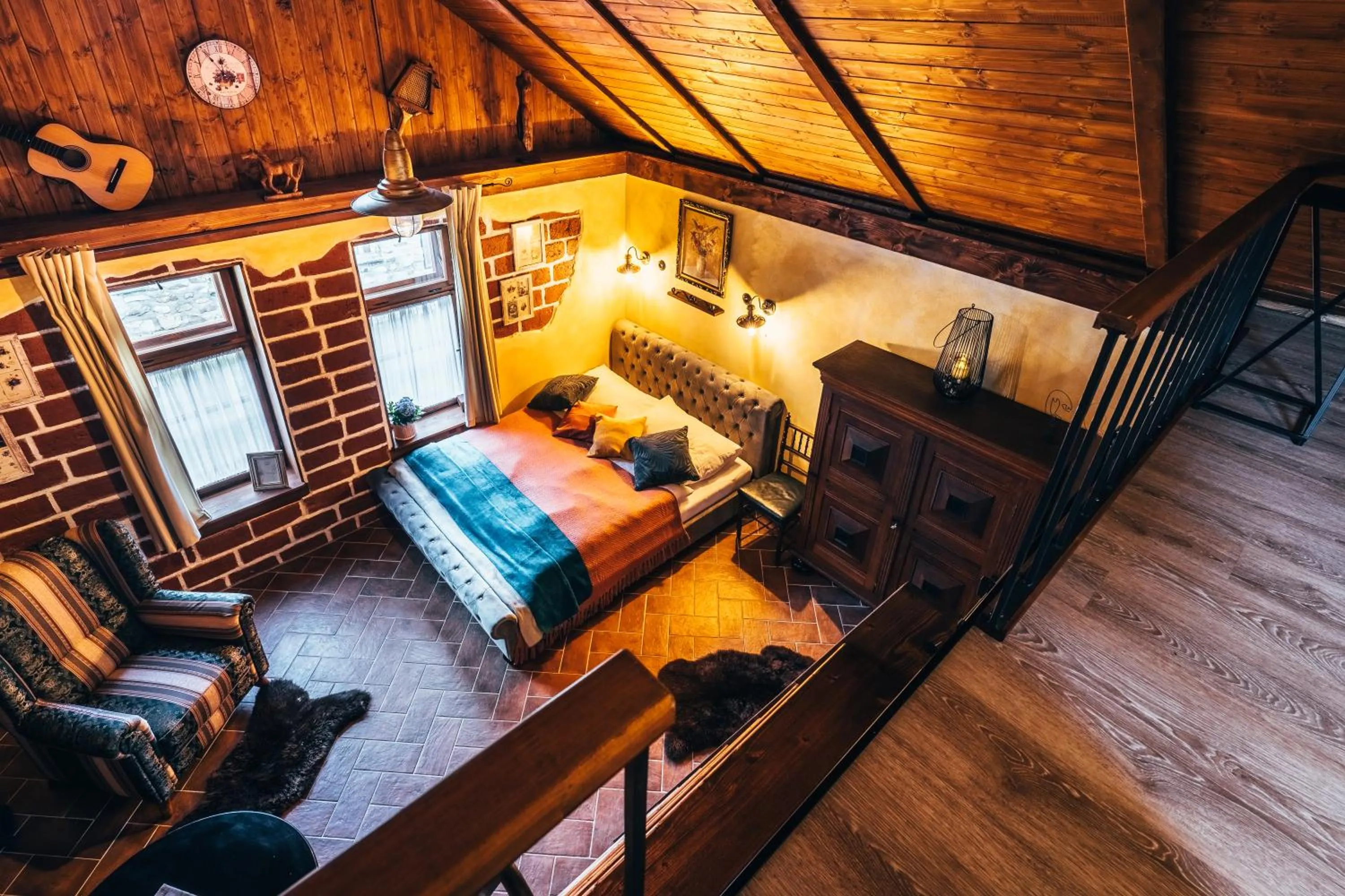 Bedroom, Bed in Pension Fialka