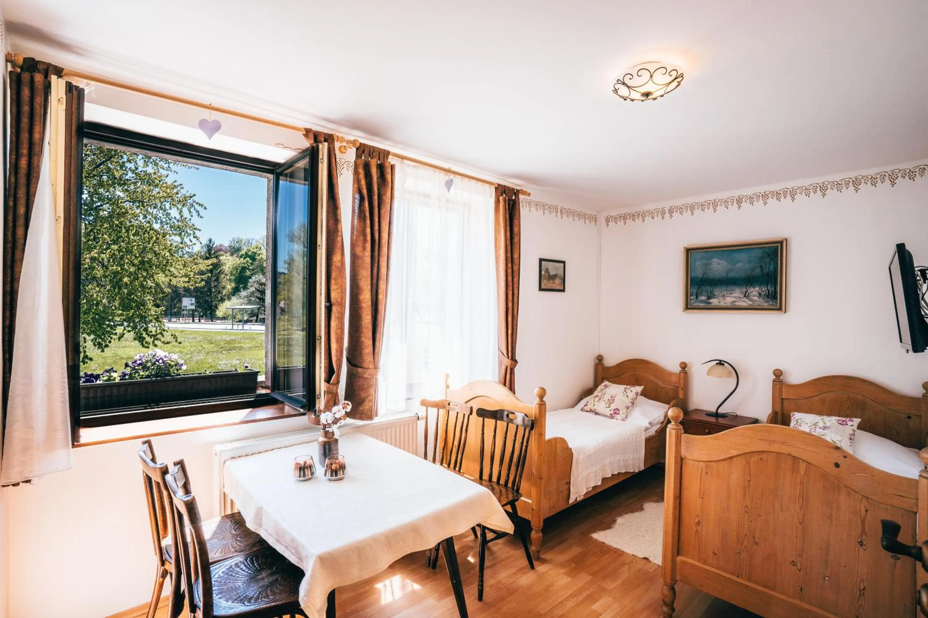 Bedroom, Bed in Pension Fialka