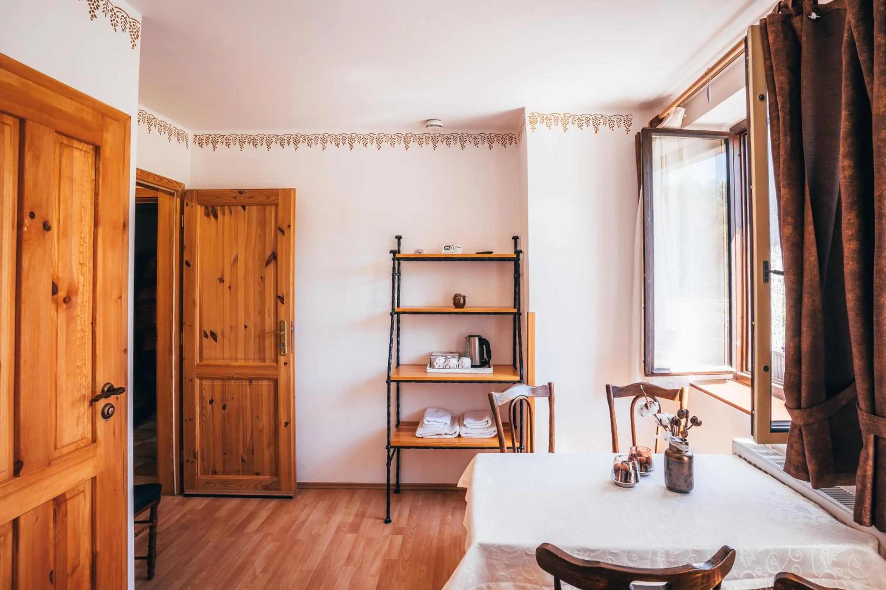 Seating area in Pension Fialka