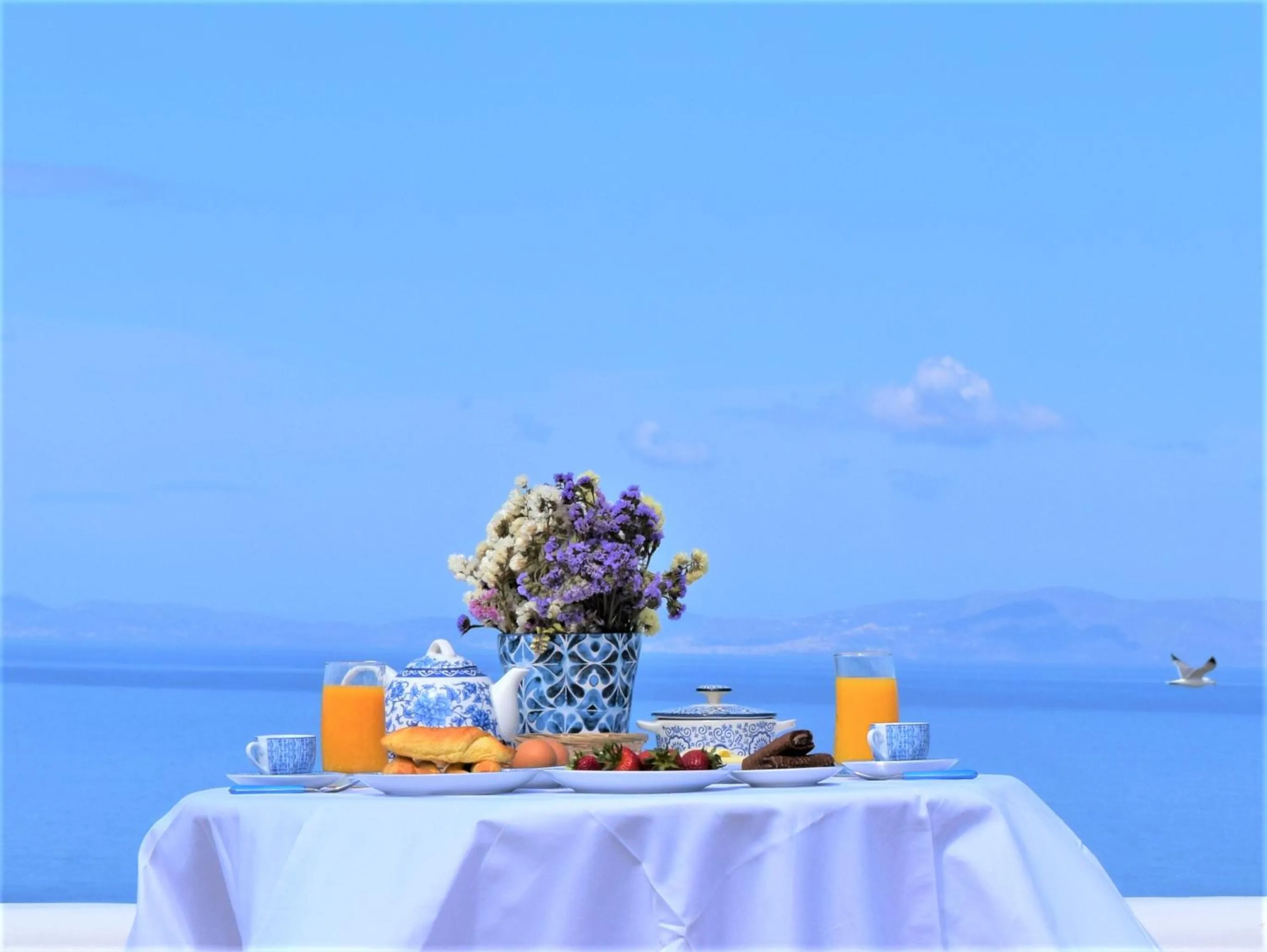 Food close-up in Sugar Blue