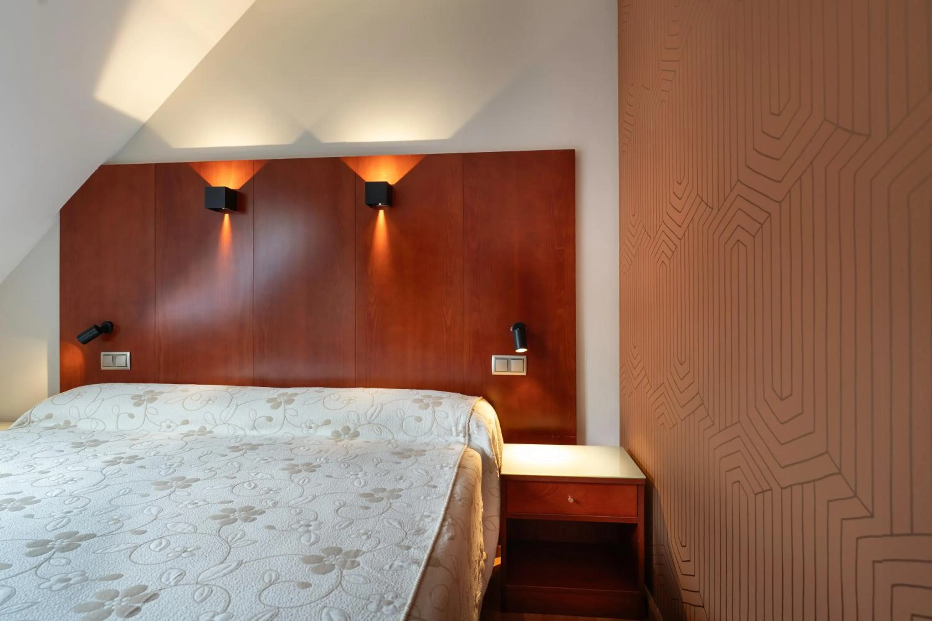 Bed in Hotel Doña Urraca