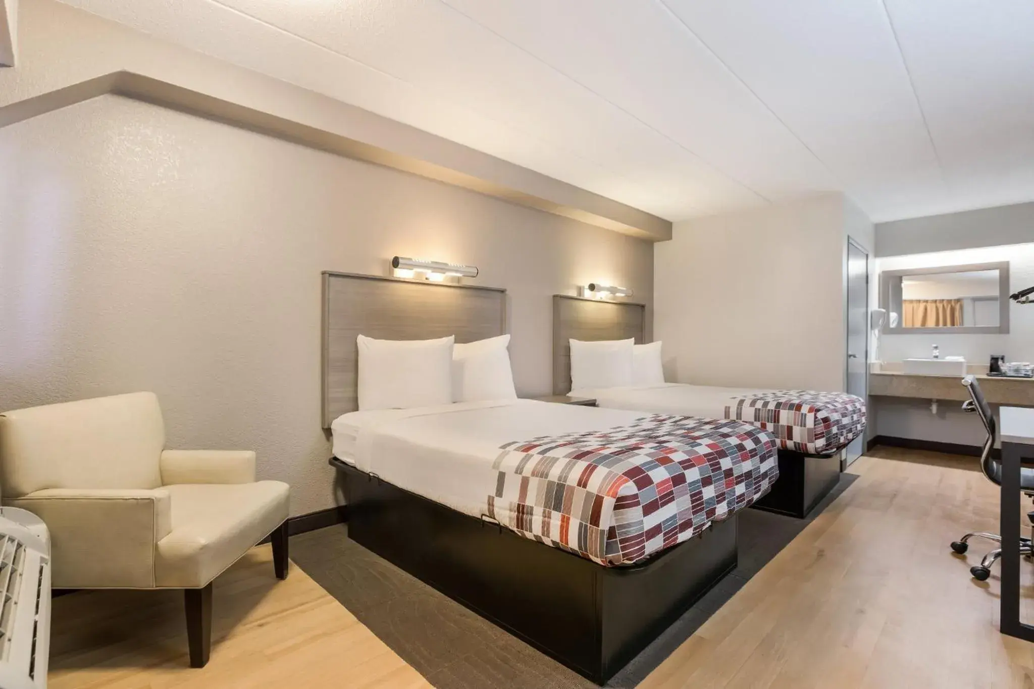 Standard Room with Two Double Beds Smoke Free in Red Roof Inn Princeton - Ewing Standard Room with Two Double Beds Smoke Free in Red Roof Inn Princeton - Ewing