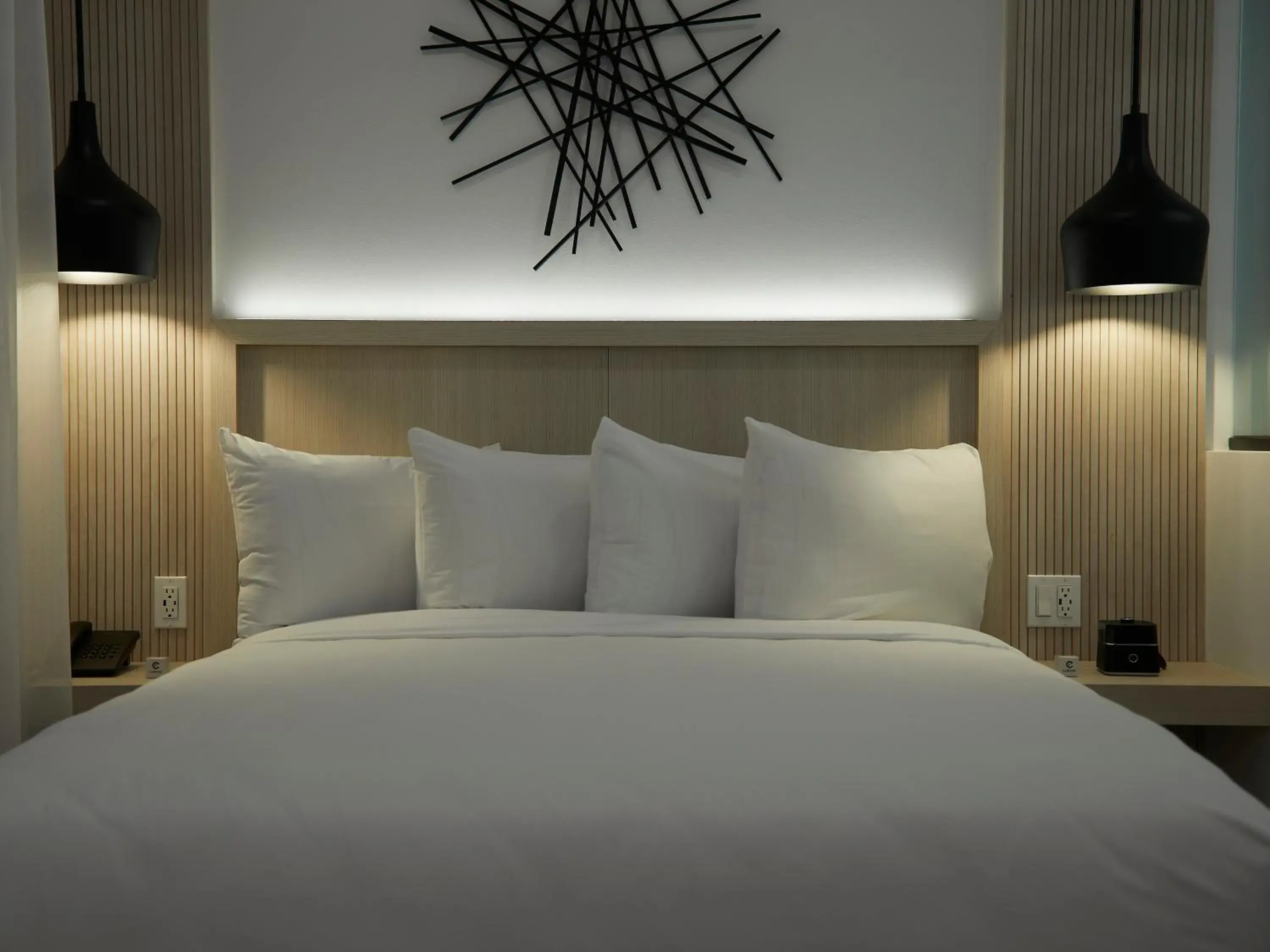 Bed in Hôtel Cofortel Bed in Hôtel Cofortel