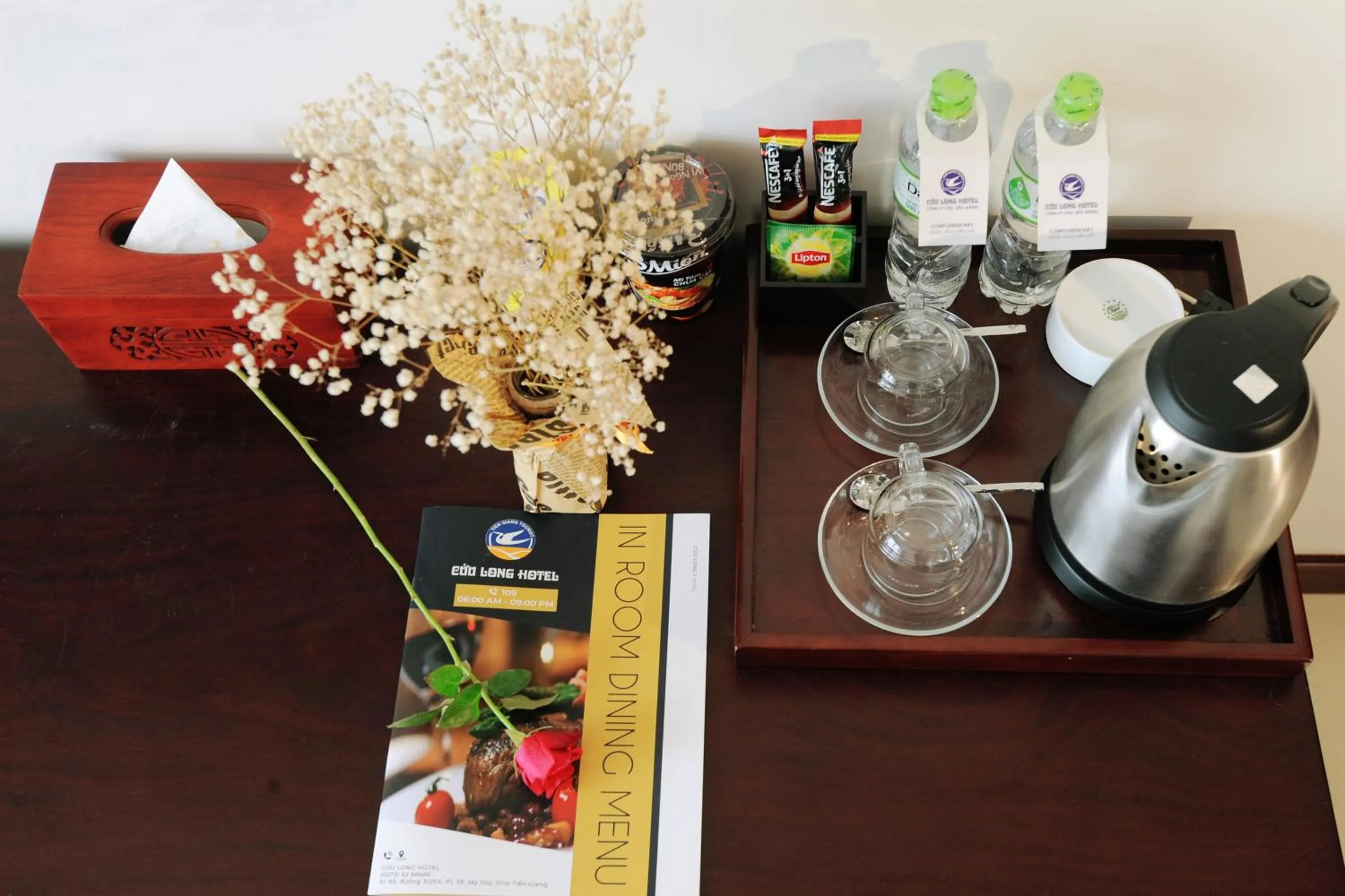 Food and drinks in Cuu Long Hotel