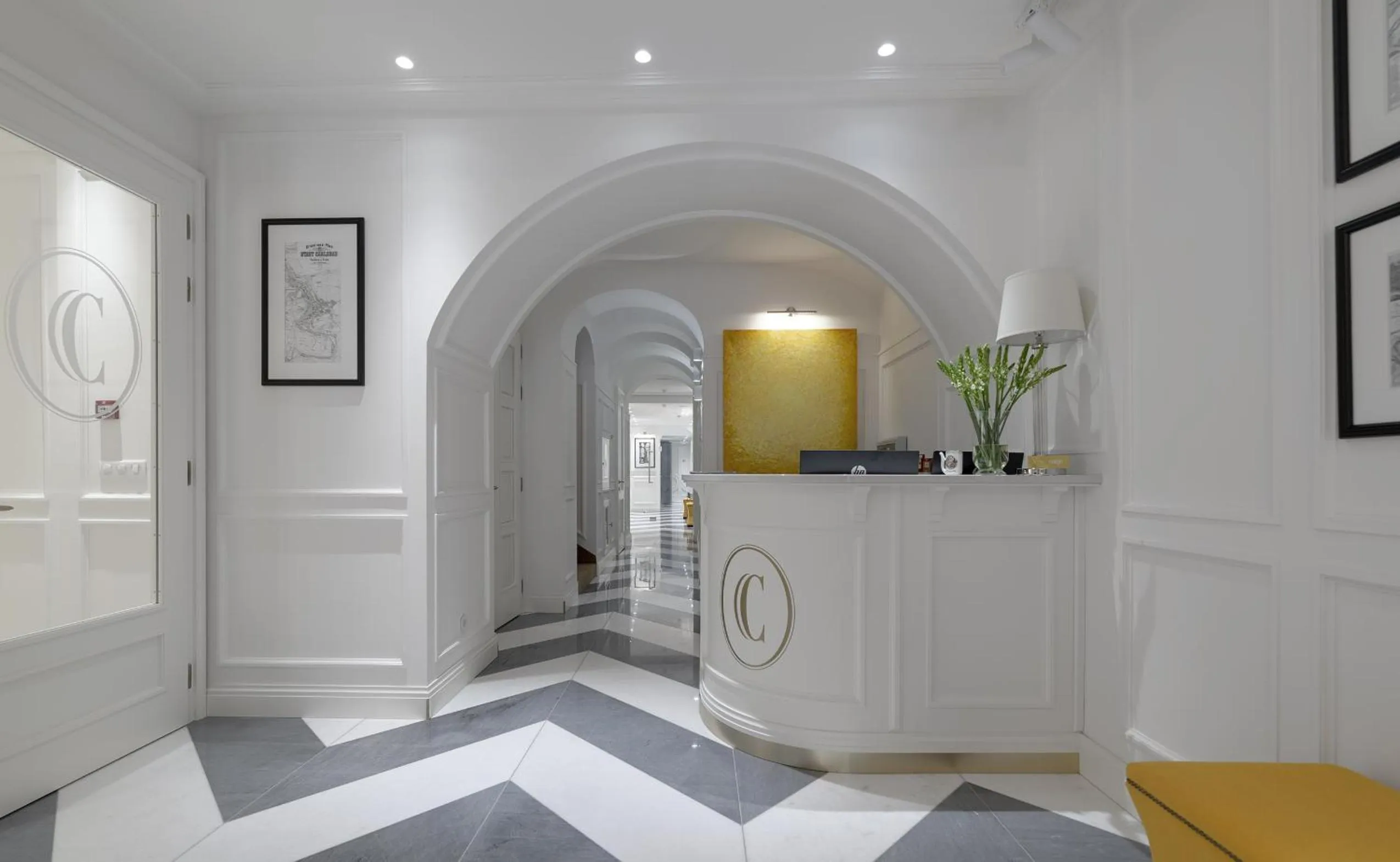 Lobby or reception in Boutique Hotel Corso