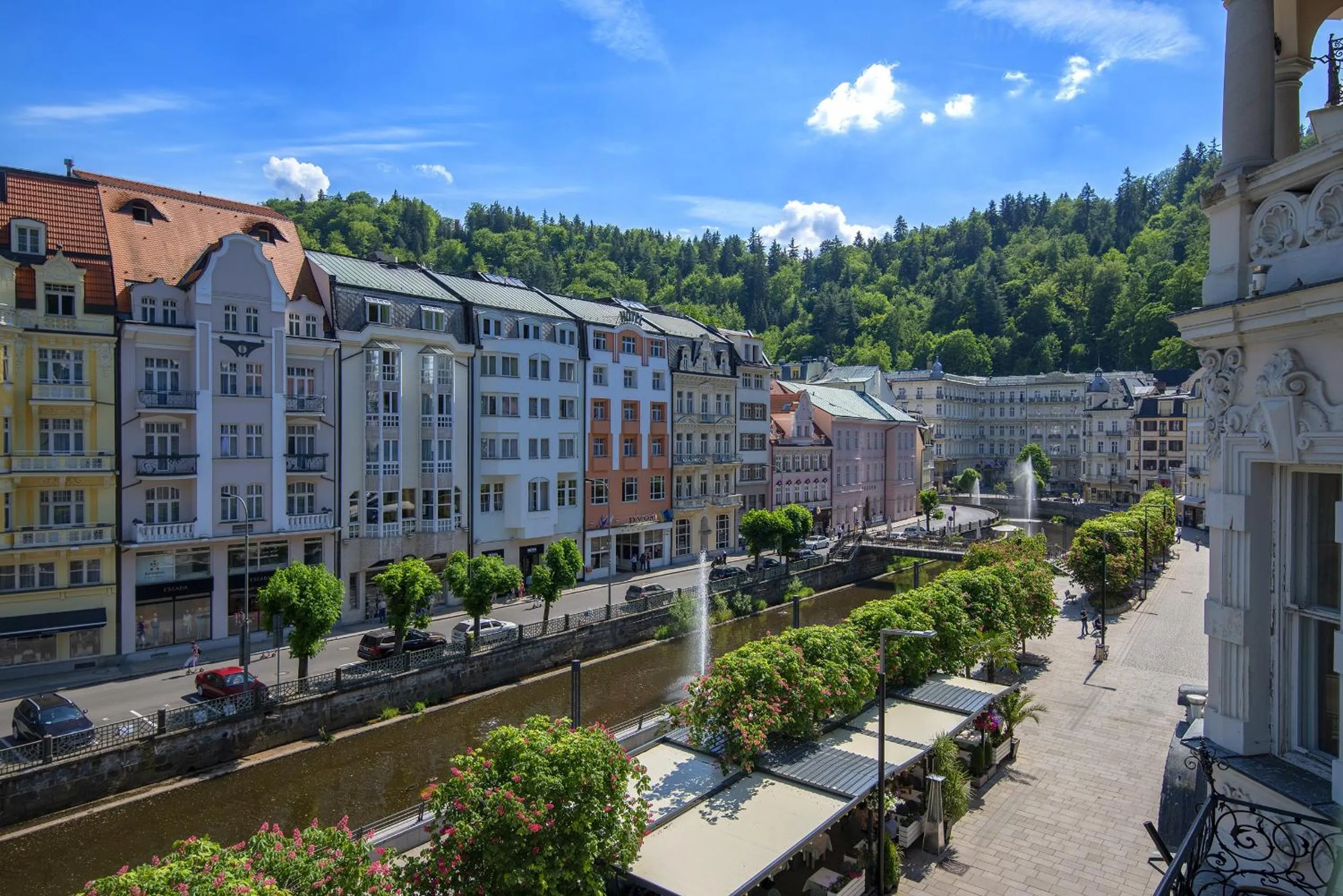 City view in Boutique Hotel Corso