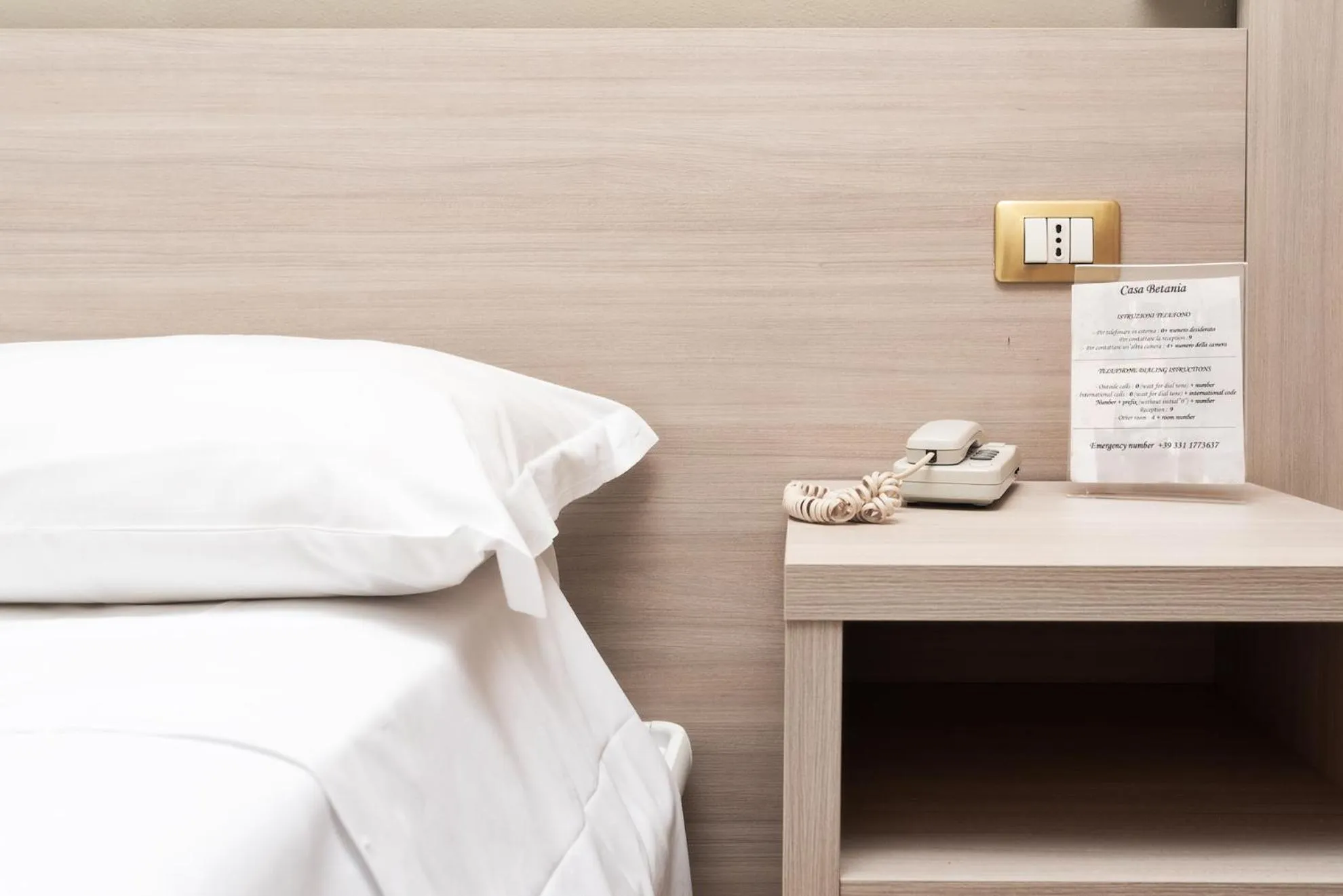 Decorative detail, Bed in Casa Betania