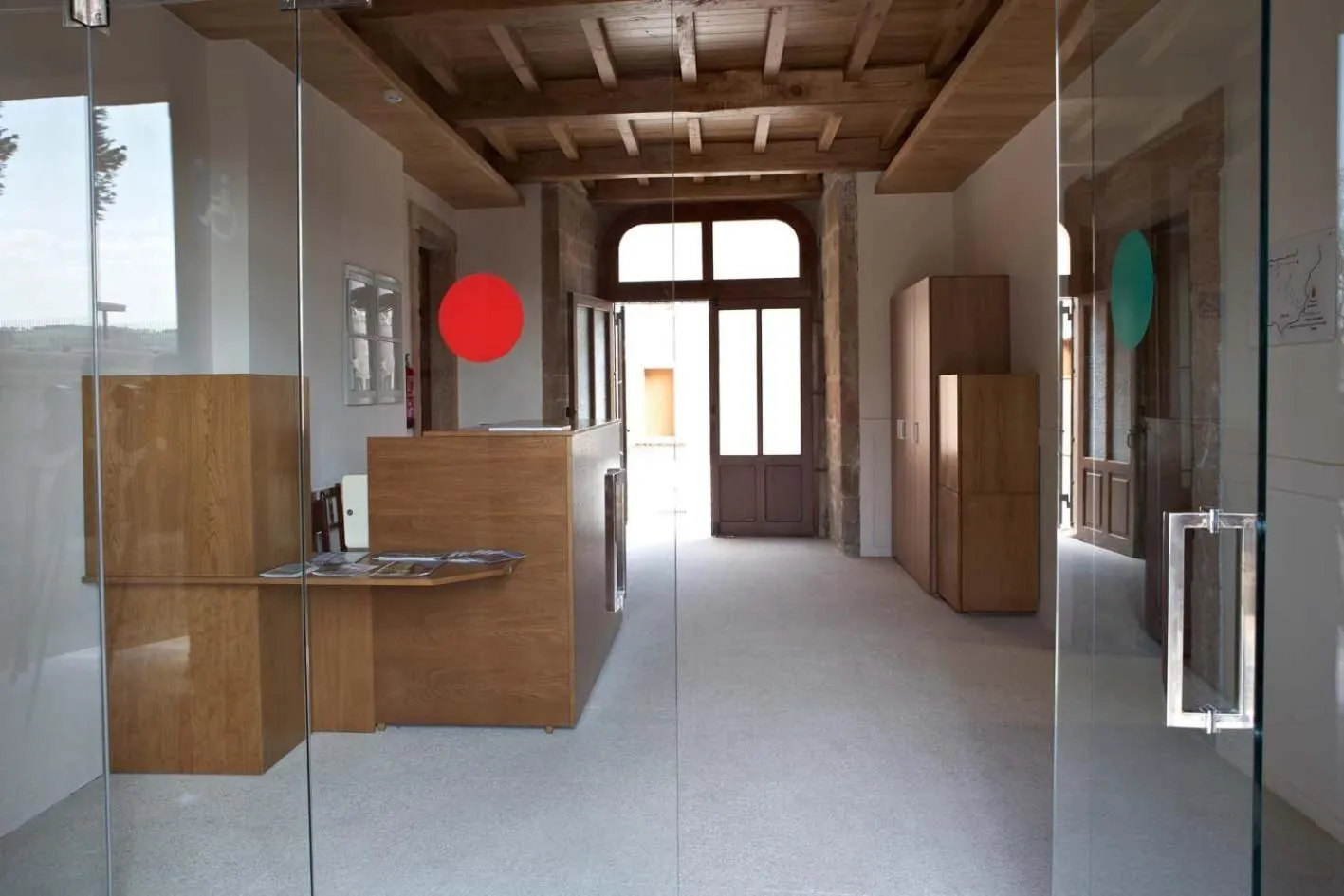 Lobby or reception in Albergue Monasterio de La Magdalena