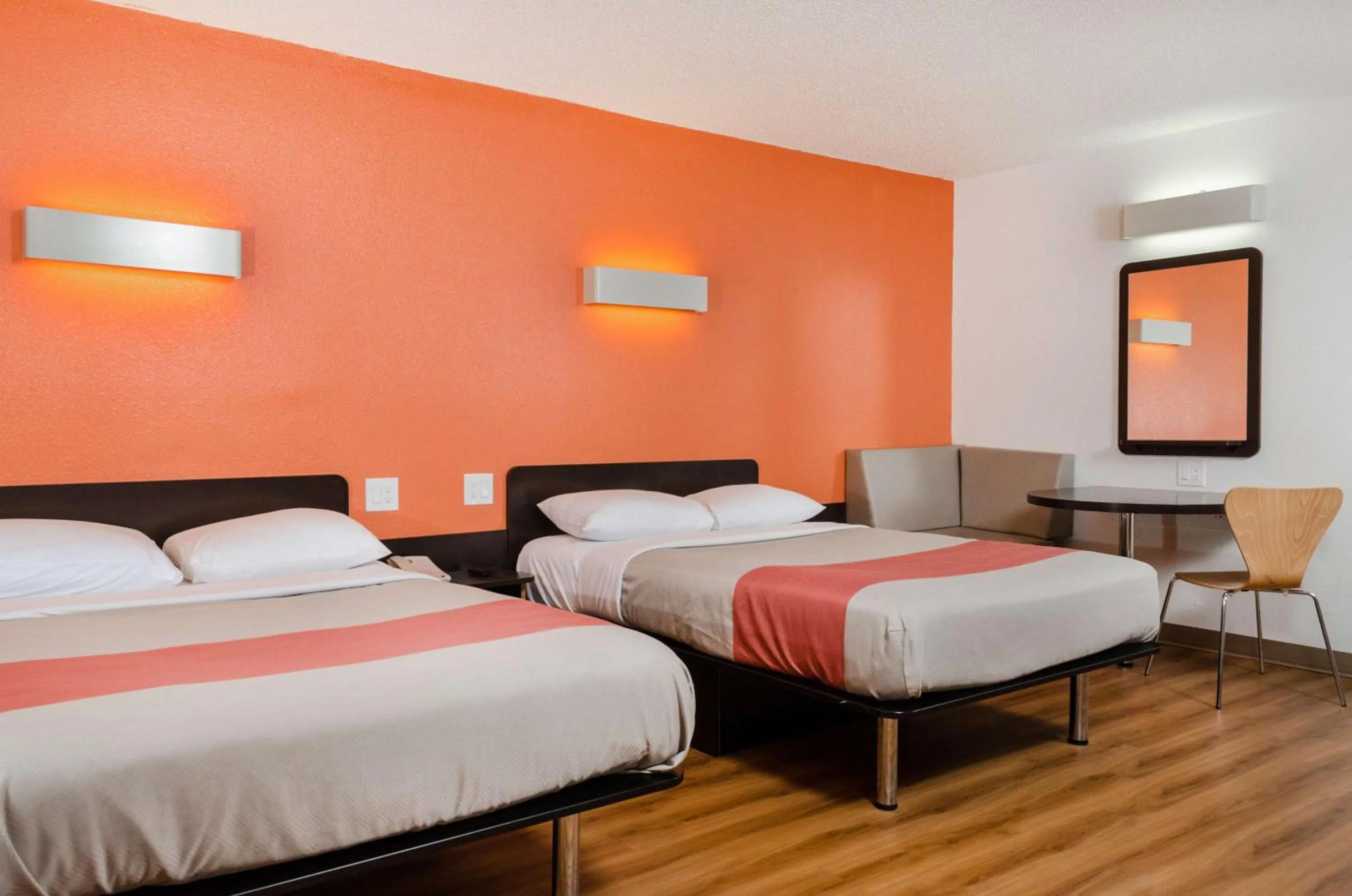 Photo of the whole room in Motel 6-Merced, CA