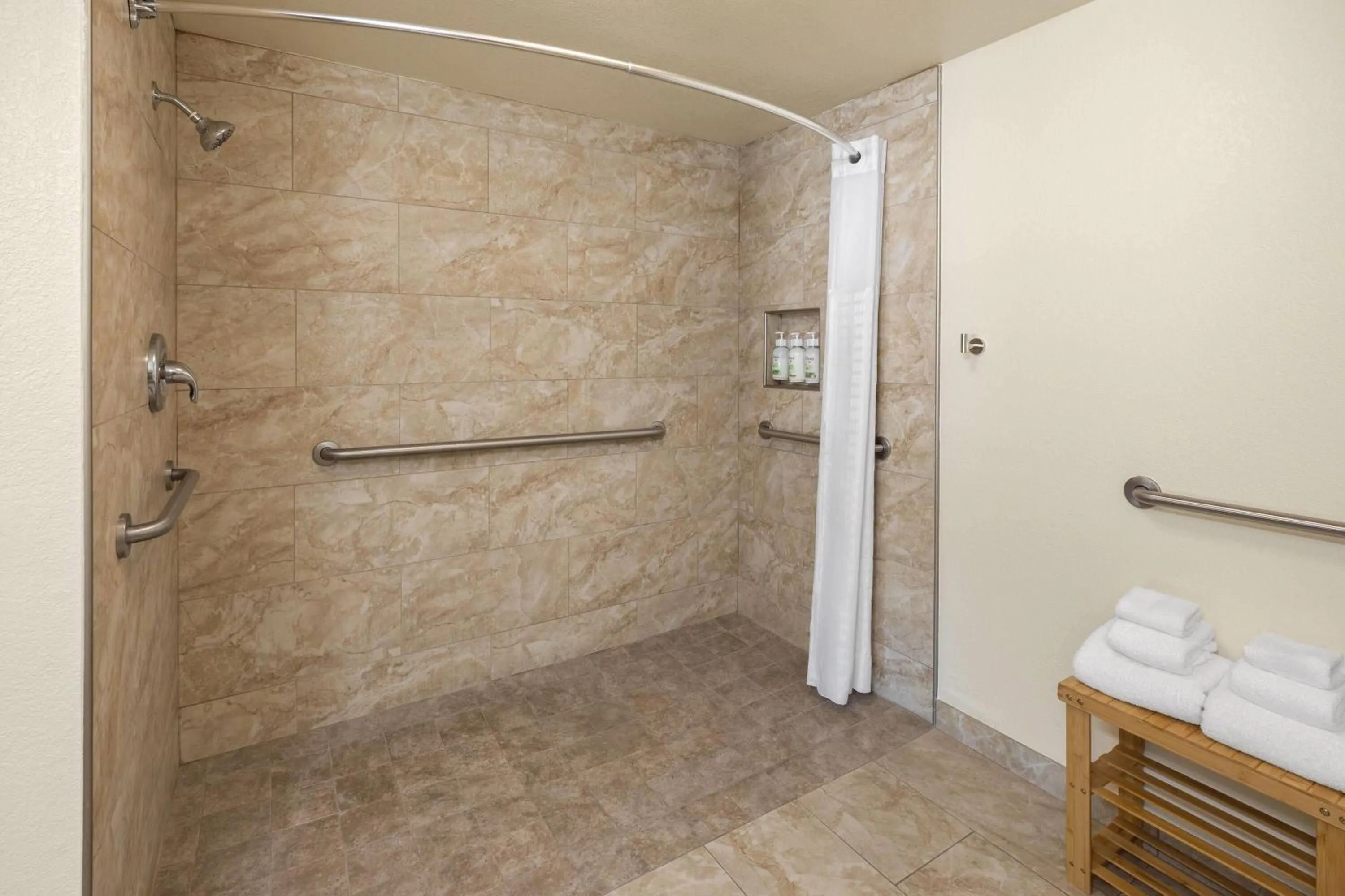 Shower in Ramada by Wyndham Merced