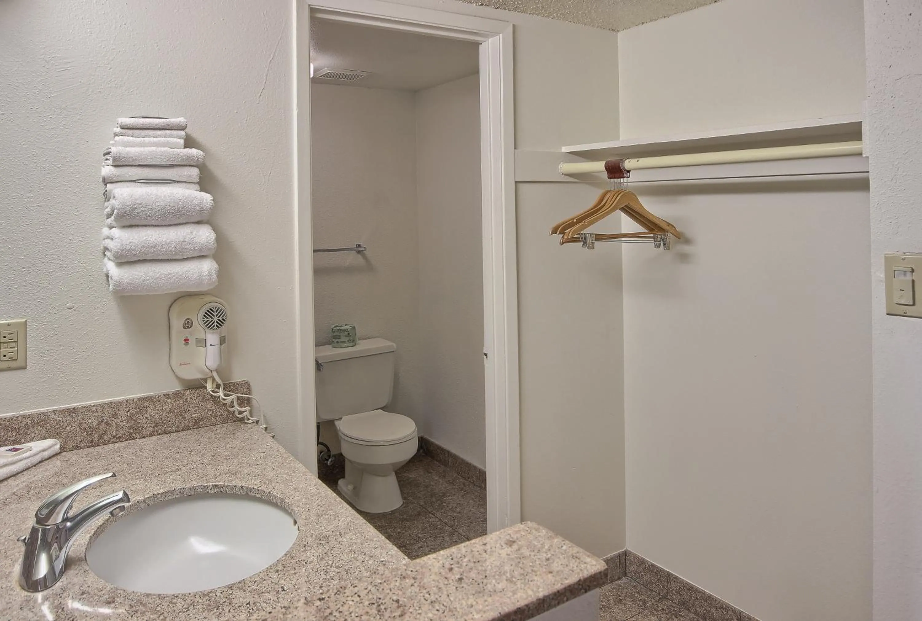 Bathroom in Motel 6-Merced, CA