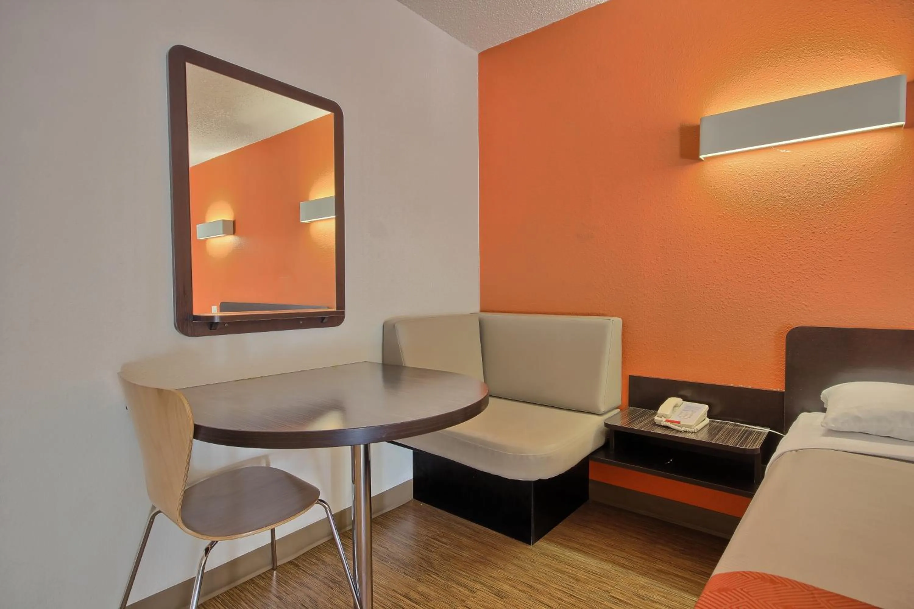 Seating area in Motel 6-Merced, CA