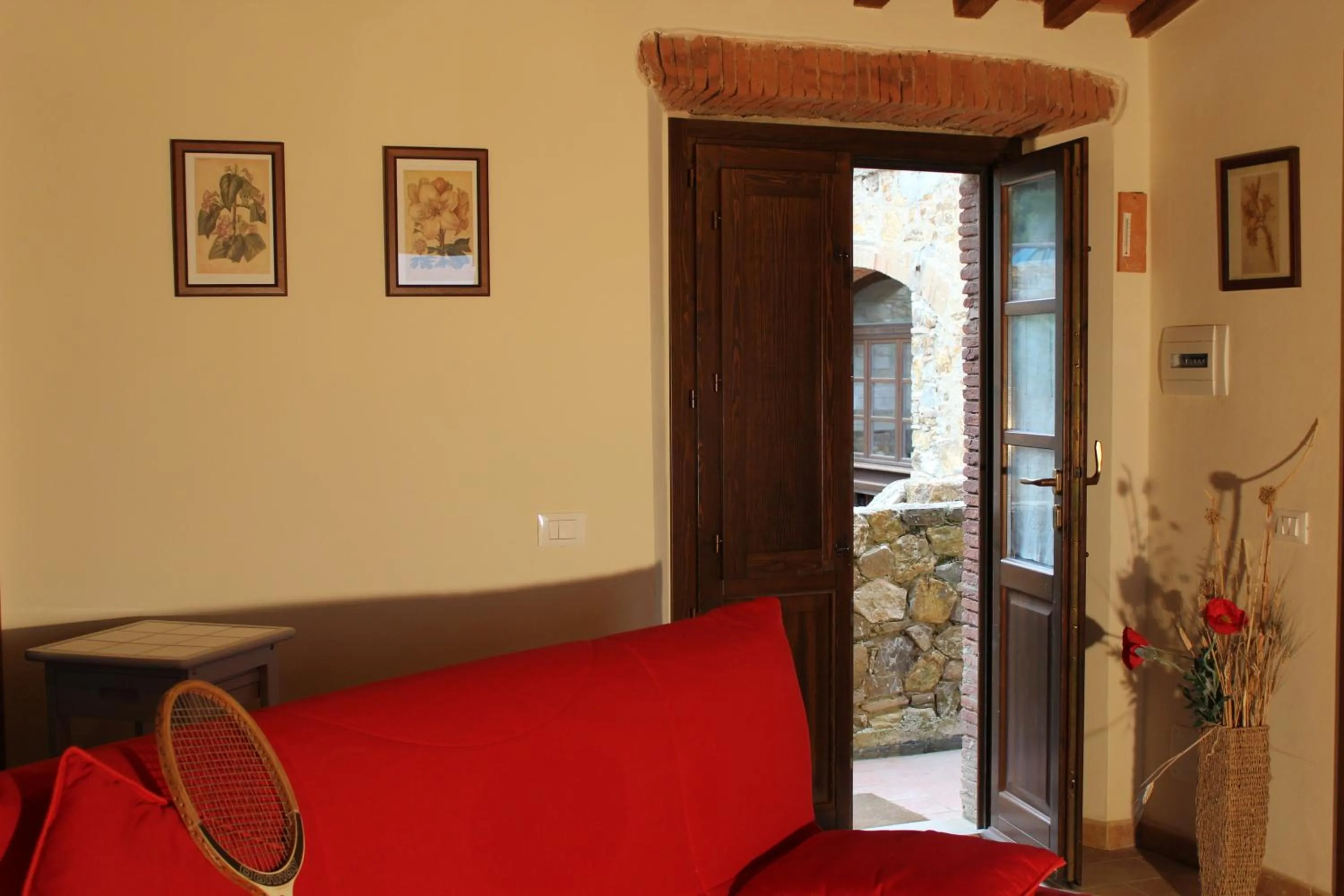 Seating area in Antico Borgo Casalappi