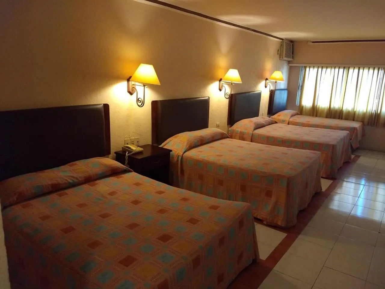 Bed in Hotel Acuario de Veracruz