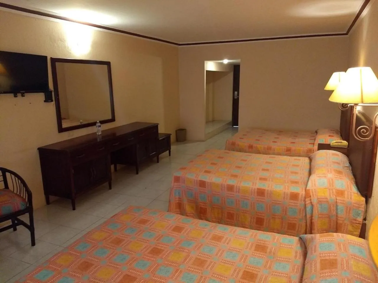 Bed in Hotel Acuario de Veracruz