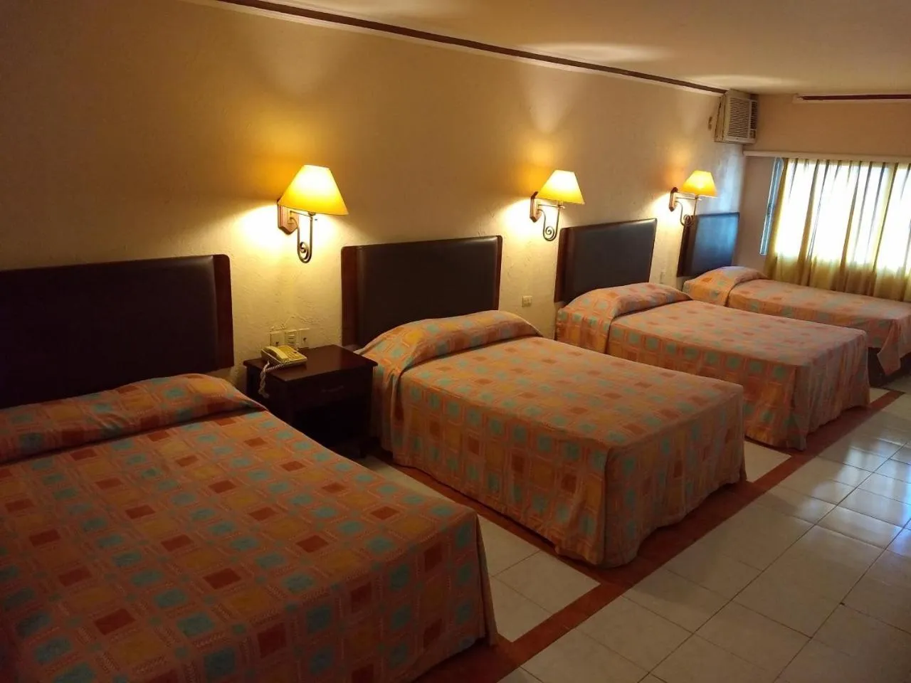 Bed in Hotel Acuario de Veracruz