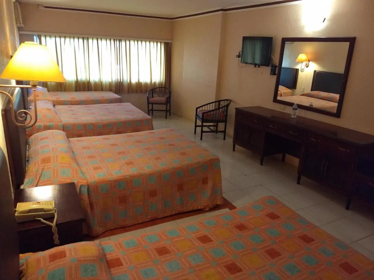 Bed in Hotel Acuario de Veracruz