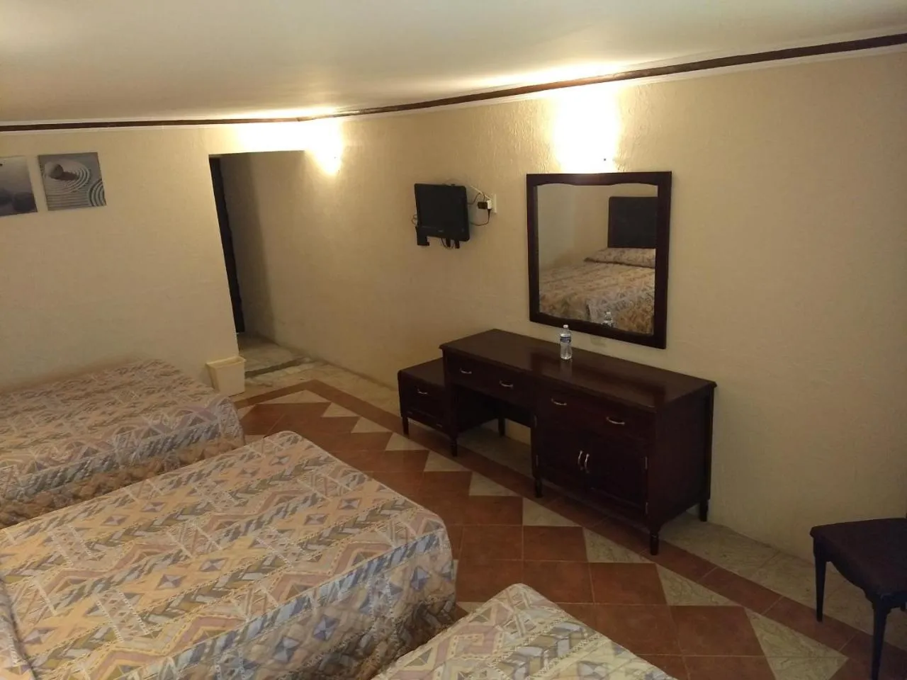 Bed in Hotel Acuario de Veracruz