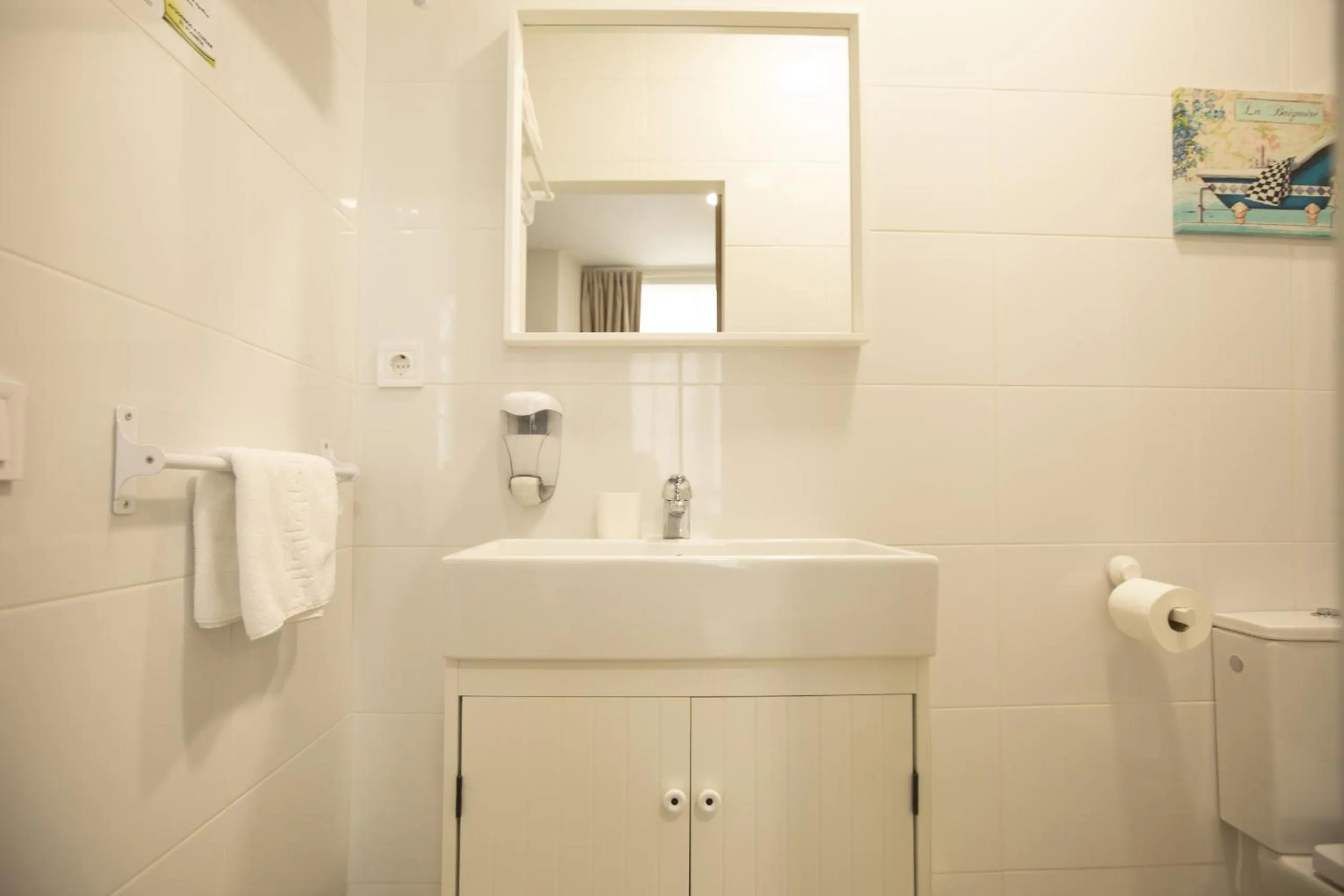 Bathroom in Alojamientos Cantíber