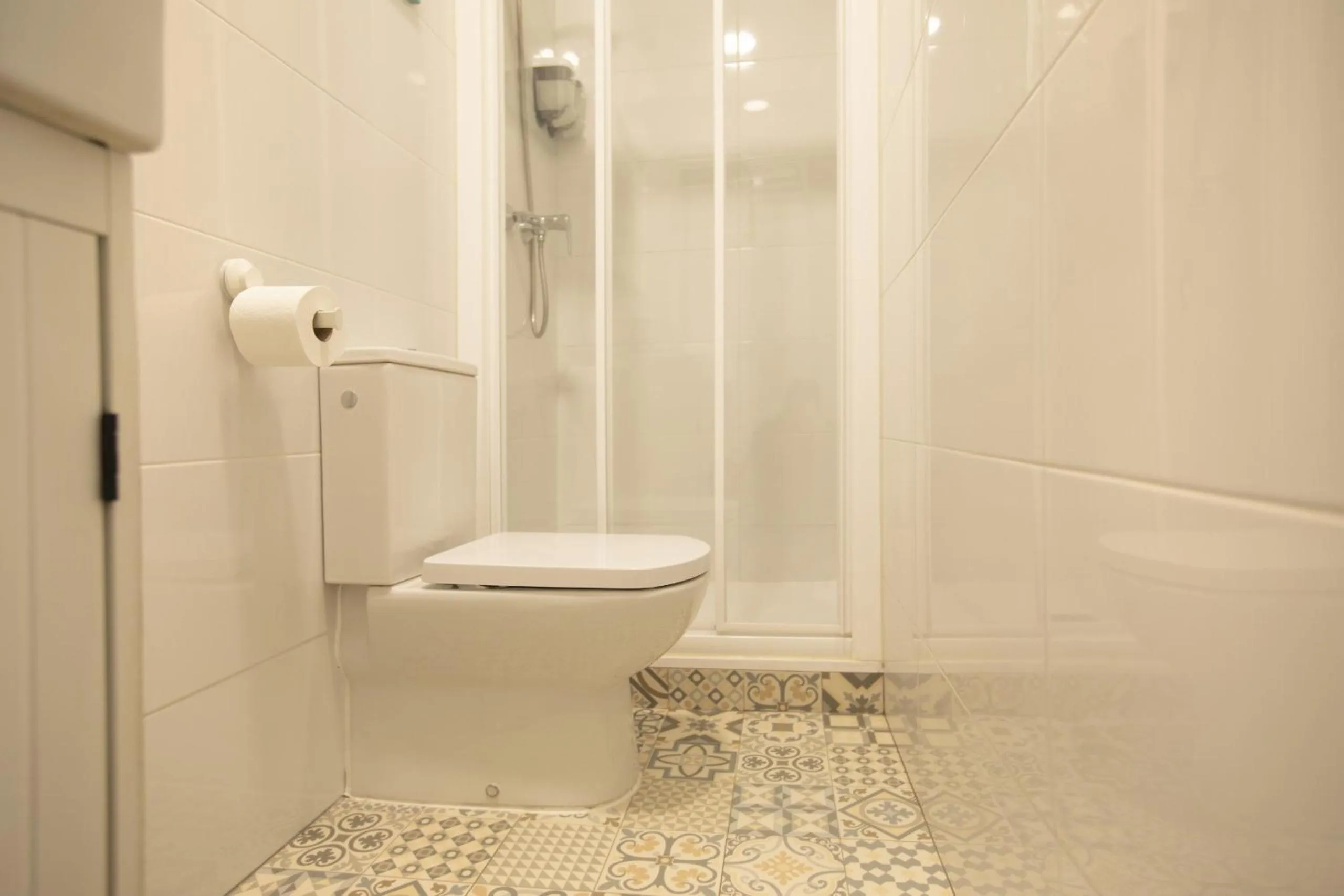 Bathroom in Alojamientos Cantíber