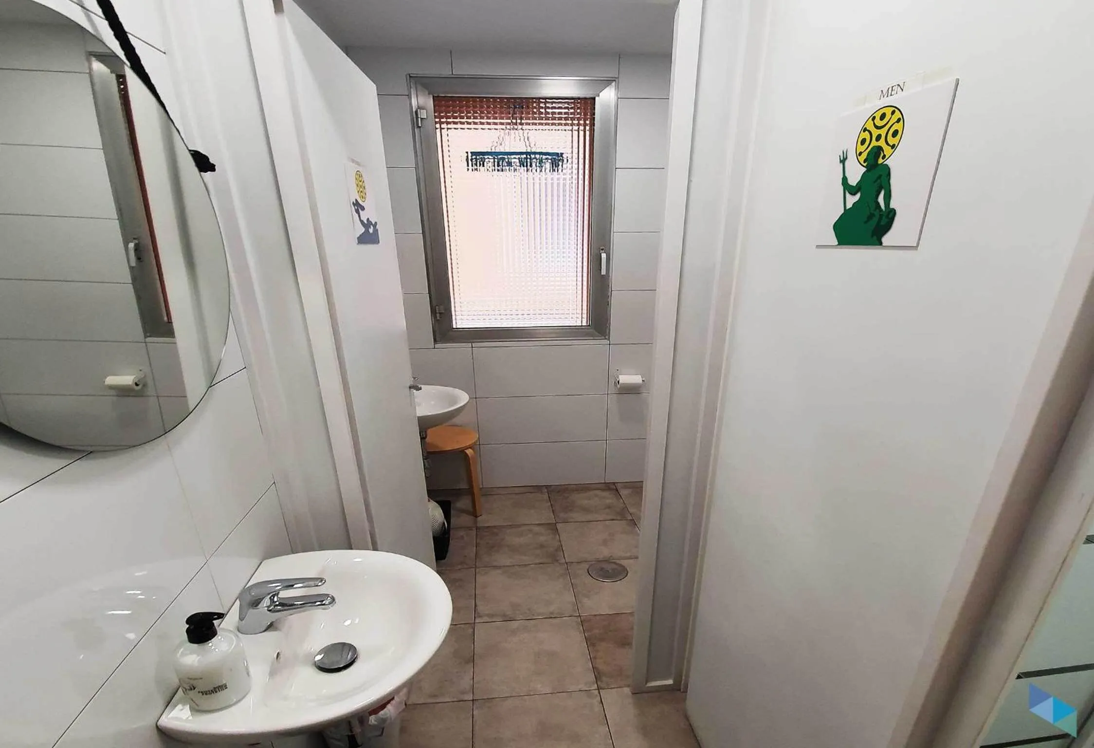 Bathroom in Alojamientos Cantíber