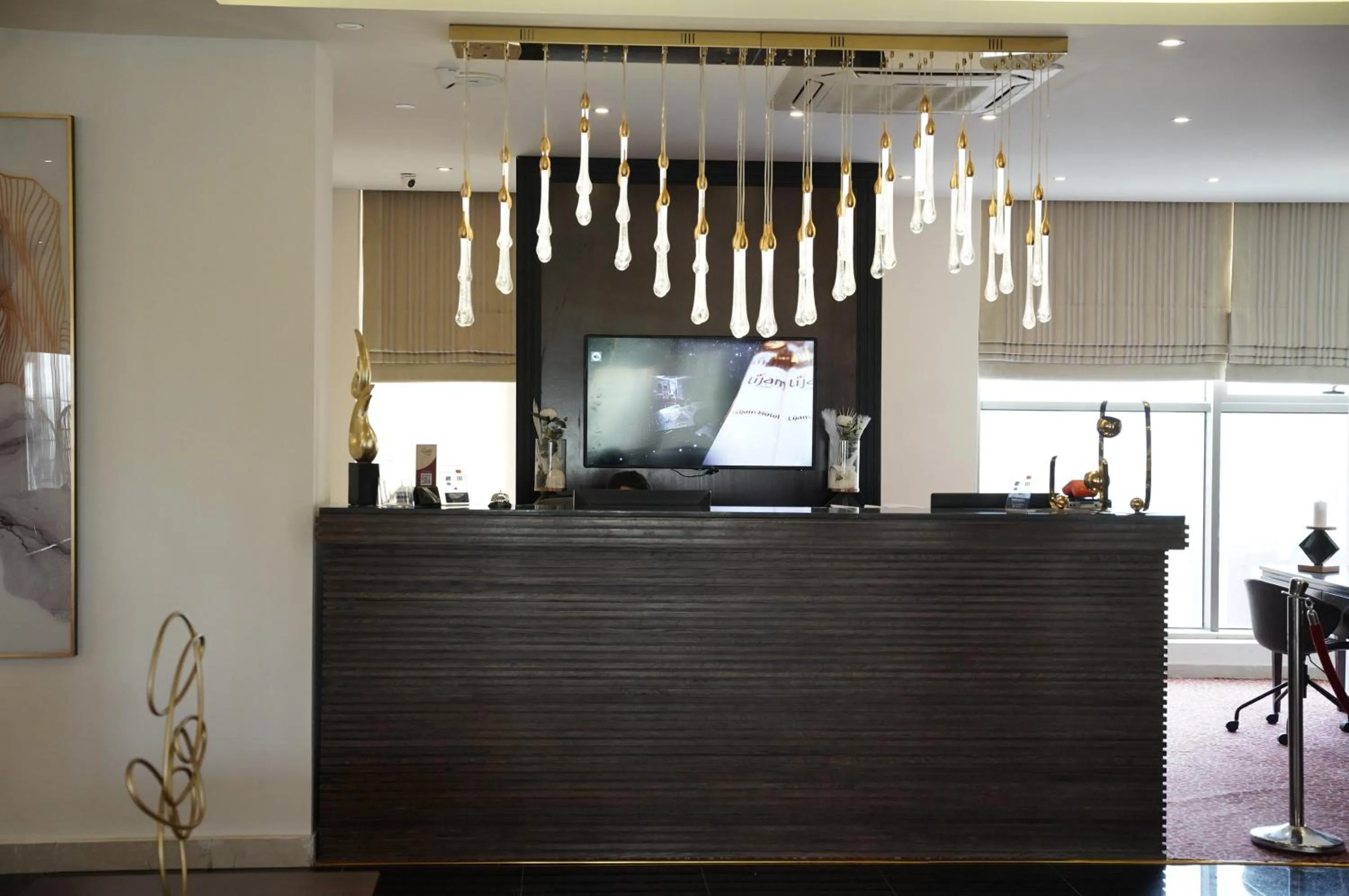 Lobby or reception in Lijam Hotel