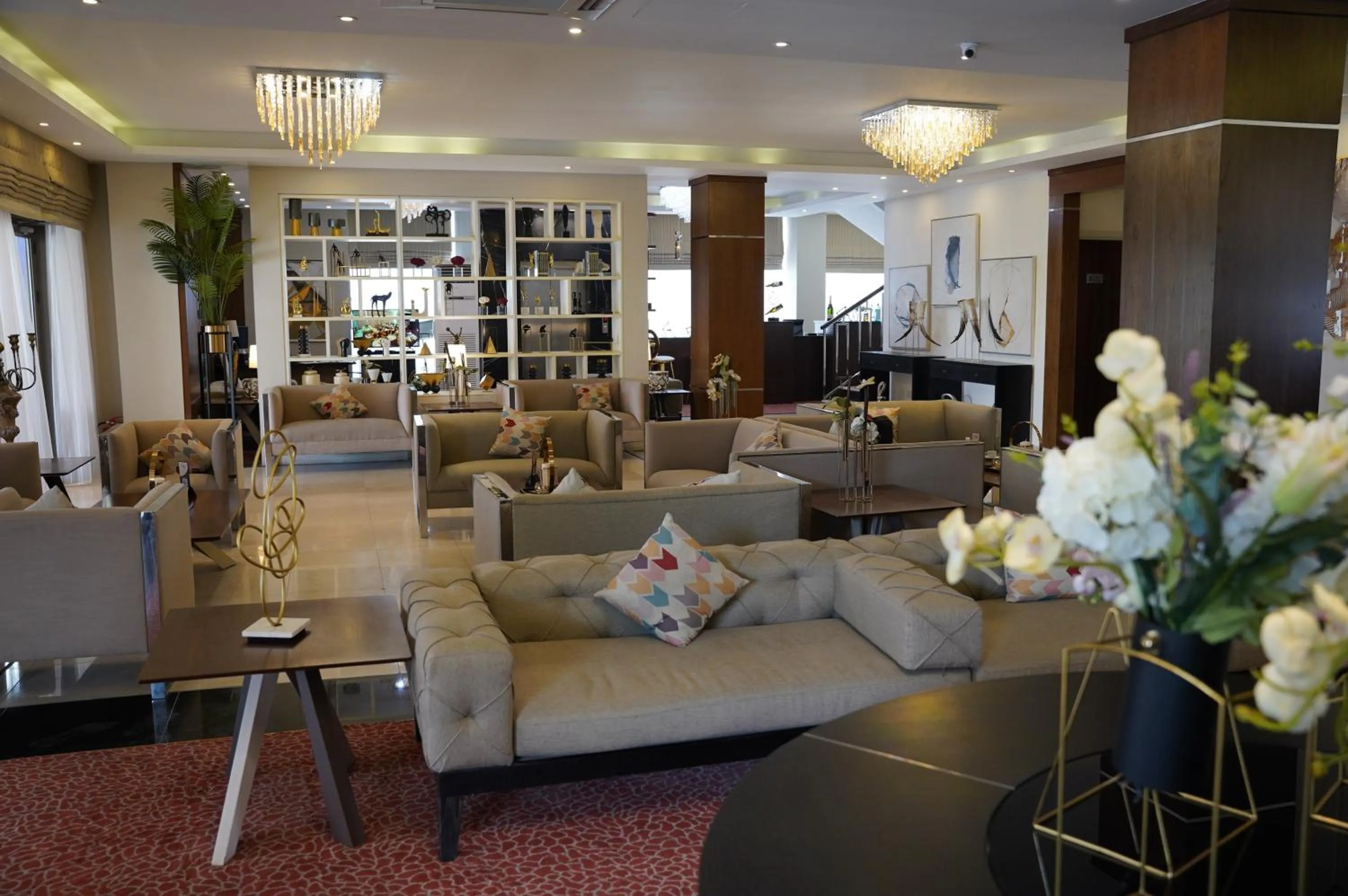 Lobby or reception in Lijam Hotel