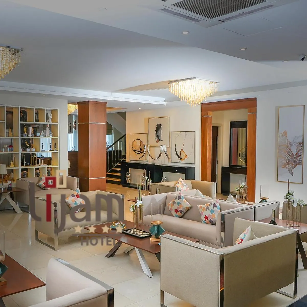 Lobby or reception in Lijam Hotel