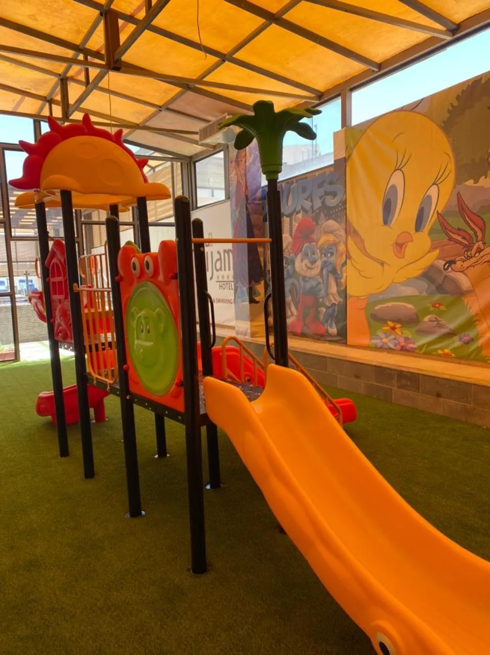 Children play ground in Lijam Hotel
