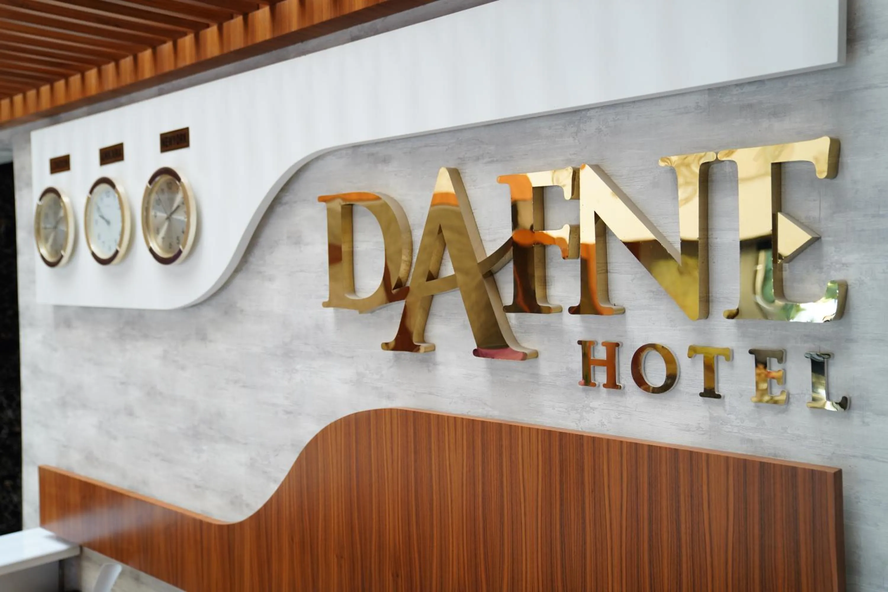 Property logo or sign in Dafne Hotel